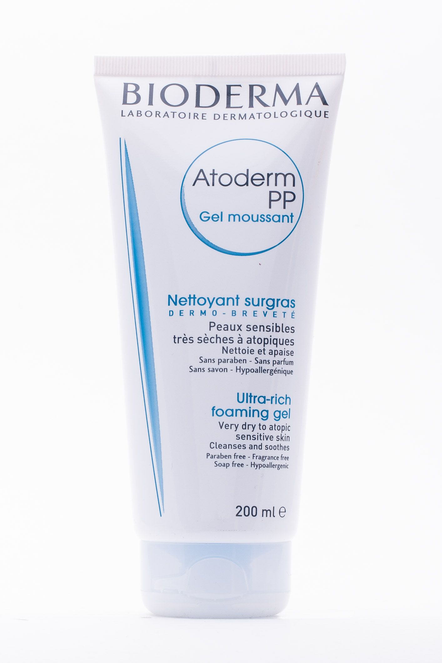 Биодерма Очищающий мусс без помпы Атодерм PP 200 мл. (Bioderma, Atoderm) фото 2