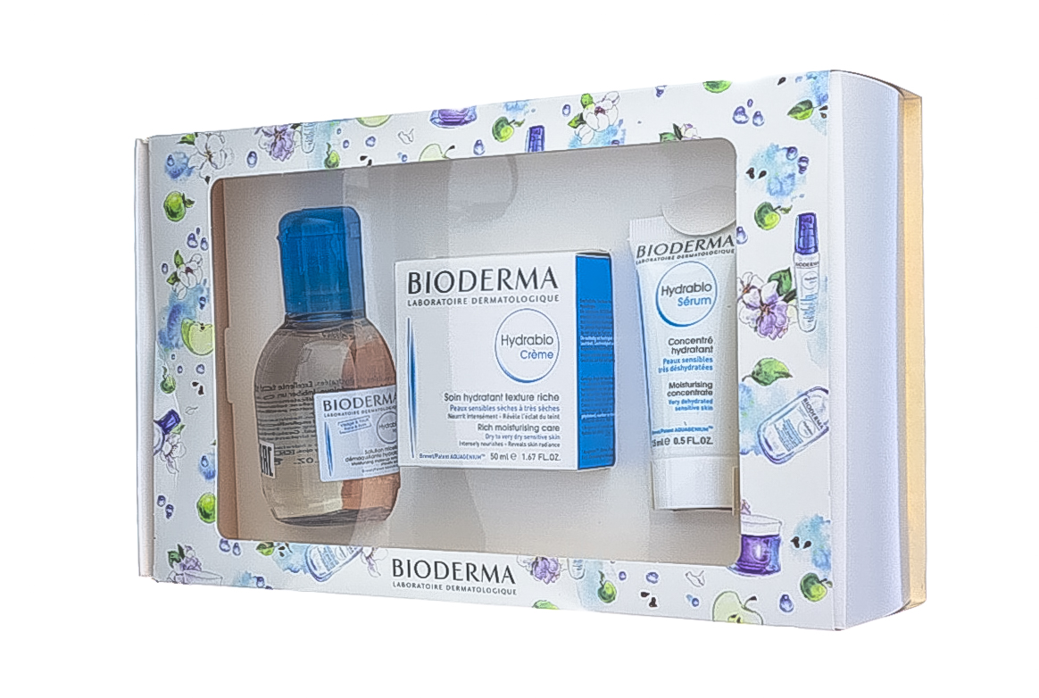 Биодерма Набор Гидрабио: Крем 50 мл + Мицеллярная вода 100 мл + Сыворотка 15 мл (Bioderma, Hydrabio) фото 3