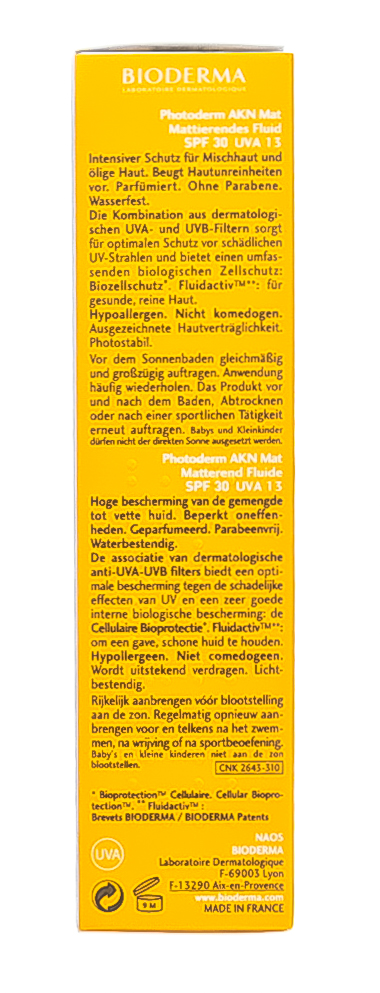Биодерма Матирующая эмульсия AKN SPF 30, 40 мл (Bioderma, Photoderm) фото 3