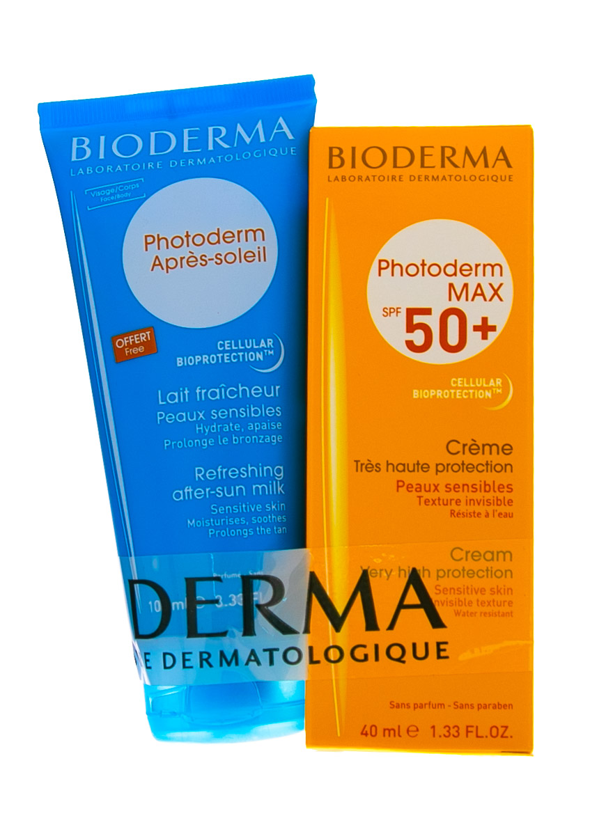 Биодерма Набор Фотодерм: Мах Крем SPF 50+, 40 мл + Молочко после солнца Фотодерм 100 мл (Bioderma, Photoderm) Биодерма Набор Фотодерм: Мах Крем SPF 50+, 40 мл + Молочко после солнца Фотодерм 100 мл (Bioderma, Photoderm) фото 1