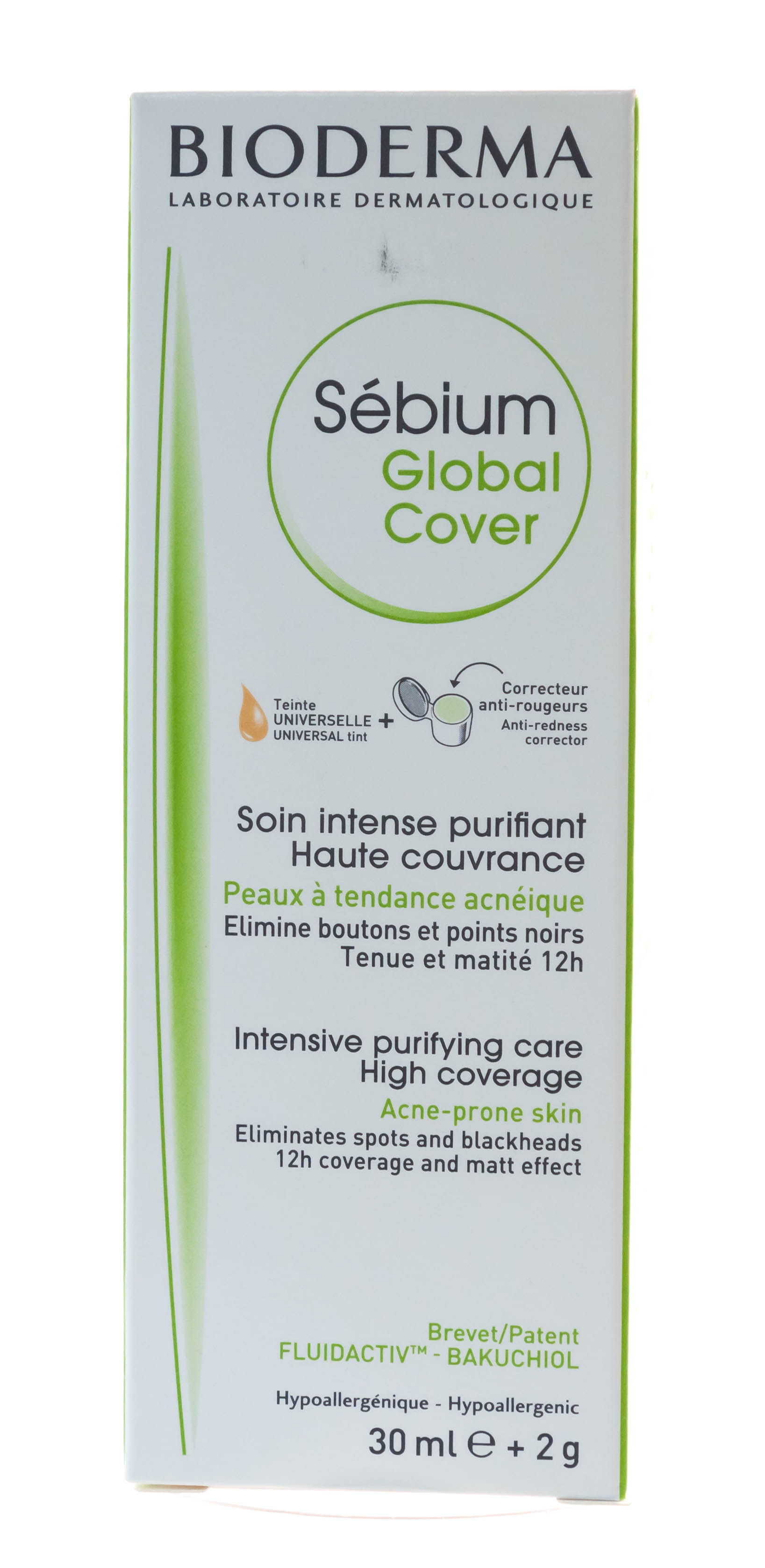 Биодерма Себиум Глобаль Cover Крем Оздоравливающий, маскирующий уход 30 мл + 2 г (Bioderma, Sebium (Bioderma, Sebium) фото 4