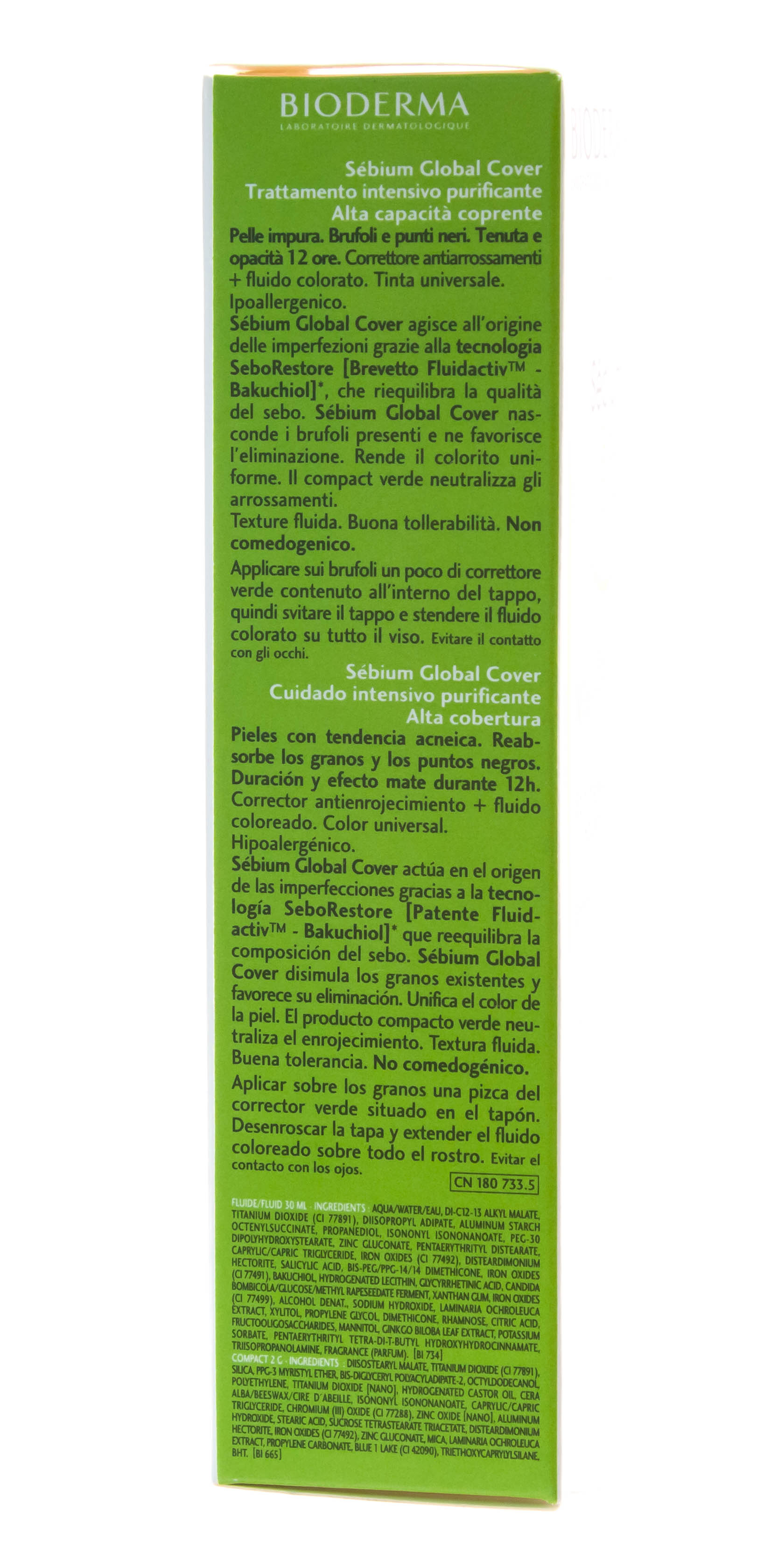 Биодерма Себиум Глобаль Cover Крем Оздоравливающий, маскирующий уход 30 мл + 2 г (Bioderma, Sebium (Bioderma, Sebium) фото 7