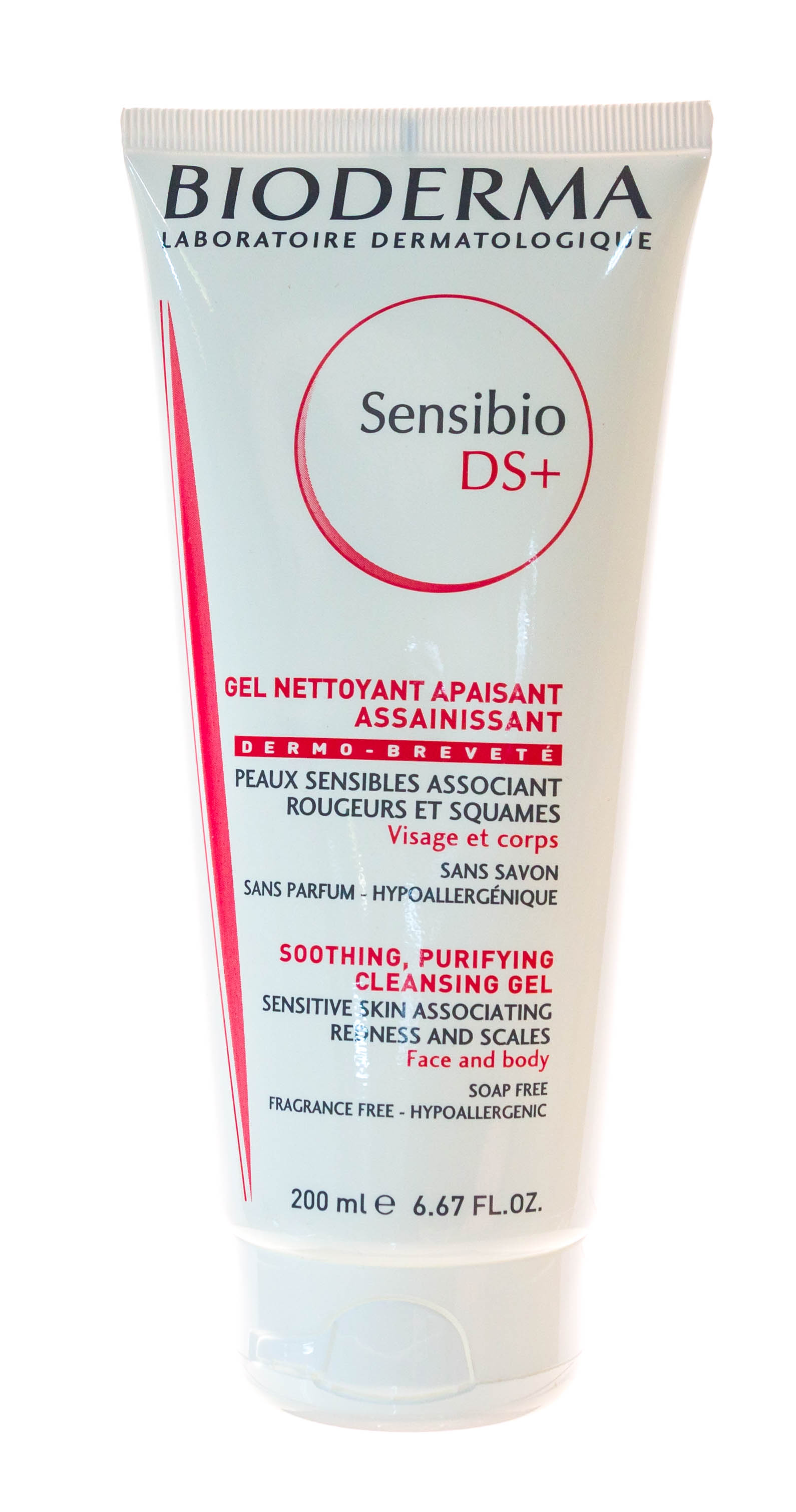 Биодерма Очищающий гель Сенсибио DS+ 200 мл (Bioderma, Sensibio) фото 1