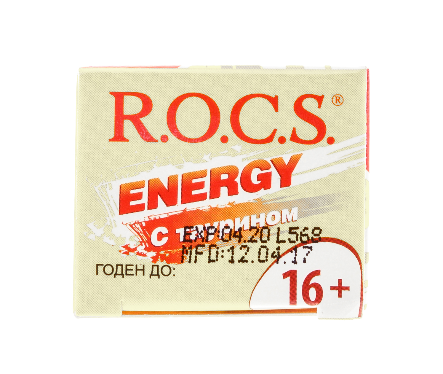 Рокс Зубная паста 16+ Энерджи с Таурином 74 гр (R.O.C.S., Для Взрослых) фото 0