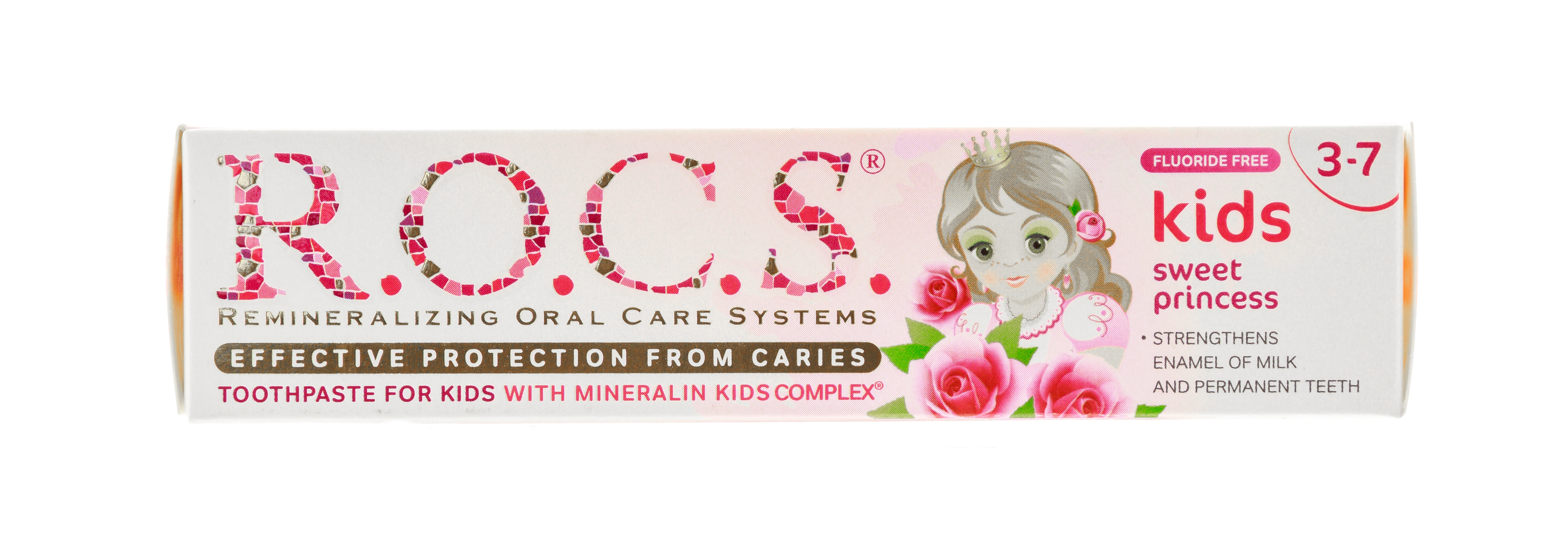 Рокс Зубная паста Kids Sweet Princess с ароматом Розы, 45 г (R.O.C.S., Kids 3-7 years) фото 6