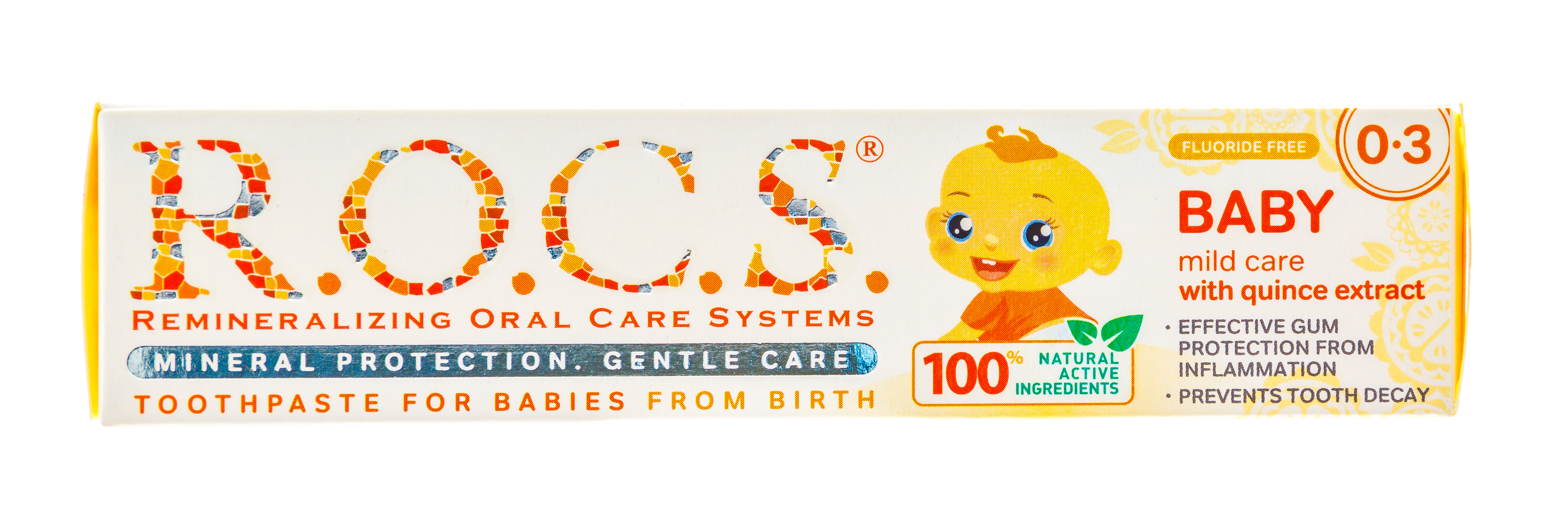 Рокс Зубная паста Для младенцев с экстрактом Айвы 45 гр (R.O.C.S., Baby 0-3 года) фото 4