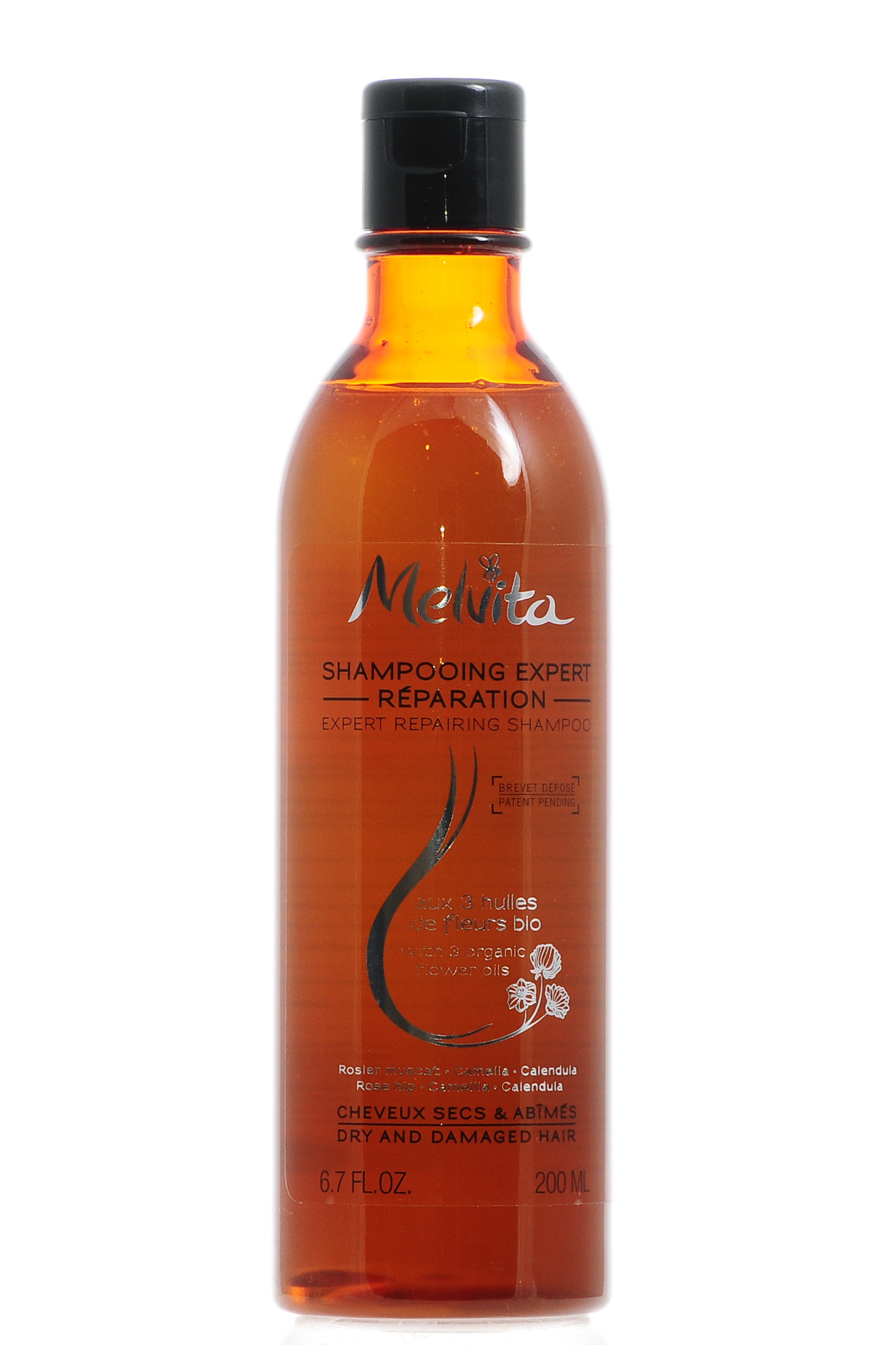 Мелвита Восстанавливающий Шампунь-эксперт для сухих и поврежденных волос 200 мл (Melvita, Уход за волосами) фото 1