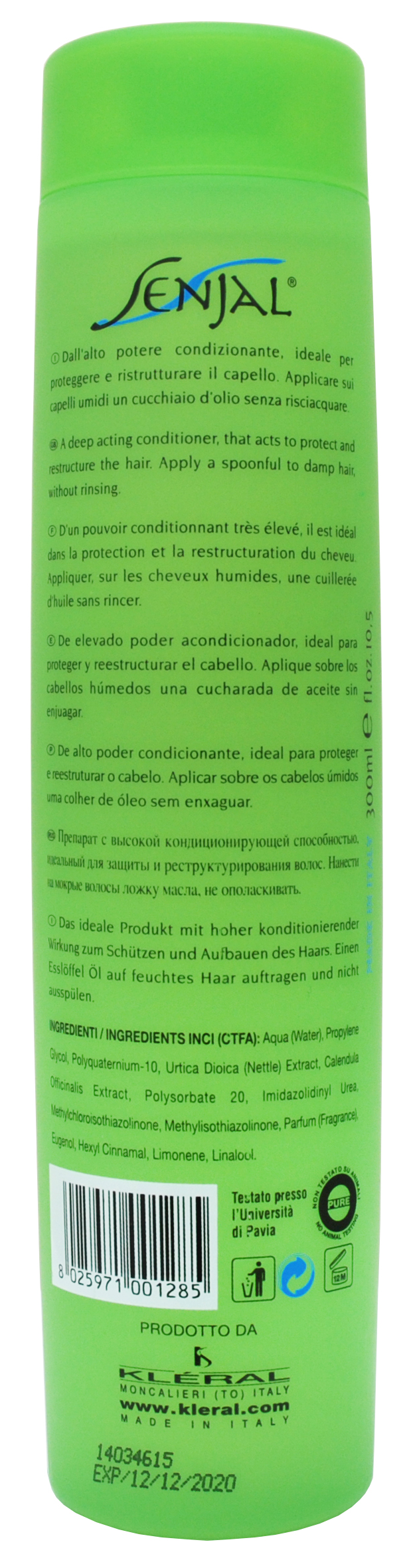 Клерал Систем Кондиционер-реконструктор мгновенного действия Condizionatore Ristrutturante, 300 мл (Kleral System, Senjal) Клерал Систем Кондиционер-реконструктор мгновенного действия Condizionatore Ristrutturante, 300 мл (Kleral System, Senjal) фото 1