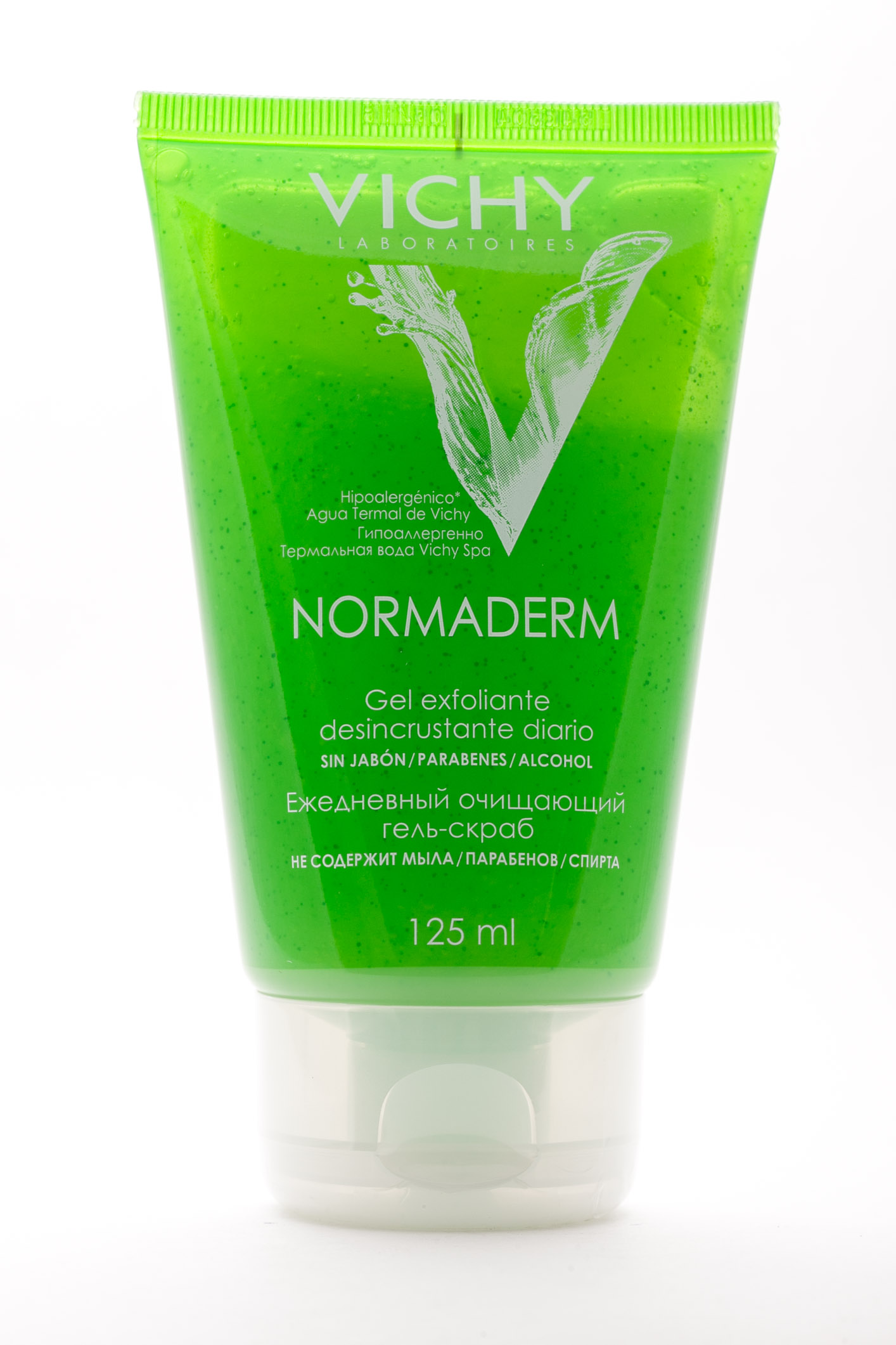 Виши Гель-скраб очищающий с микрогранулами для жирной проблемной кожи Нормадерм 125 мл (Vichy, Normaderm) фото 1