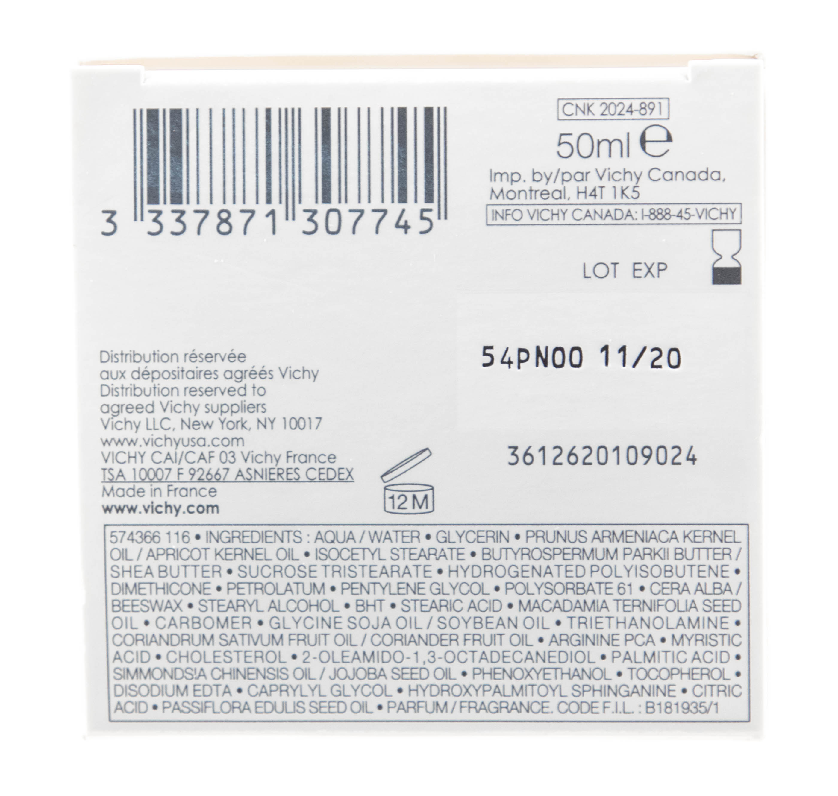 Виши Крем-уход глубокого действия для очень сухой кожи Нутриложи 2, 50 мл (Vichy, Nutrilogie) Виши Крем-уход глубокого действия для очень сухой кожи Нутриложи 2, 50 мл (Vichy, Nutrilogie) фото 4