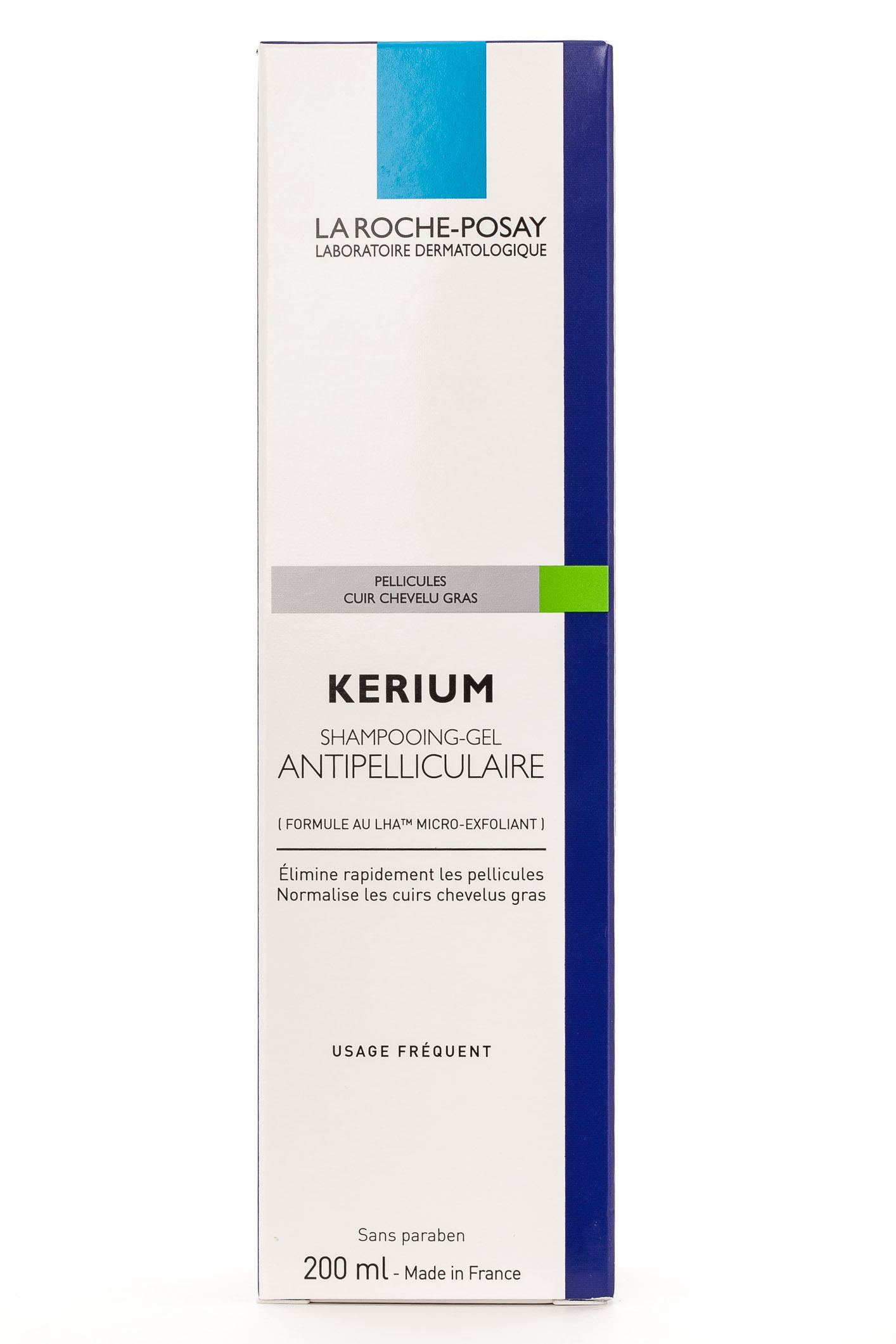 Ля Рош Позе Шампунь-гель против перхоти с микро-отшелушивающим эффектом для жирных волос Кериум (La Roche-Posay, Kerium) фото 1