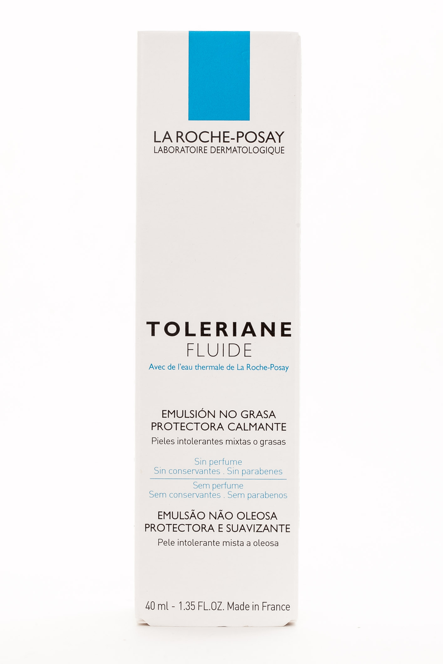 Ля Рош Позе Эмульсия успокаивающая увлажняющая защитная для комбинированной и жирной кожи Толеран Флюид 40 мл (La Roche-Posay, Toleriane) фото 2