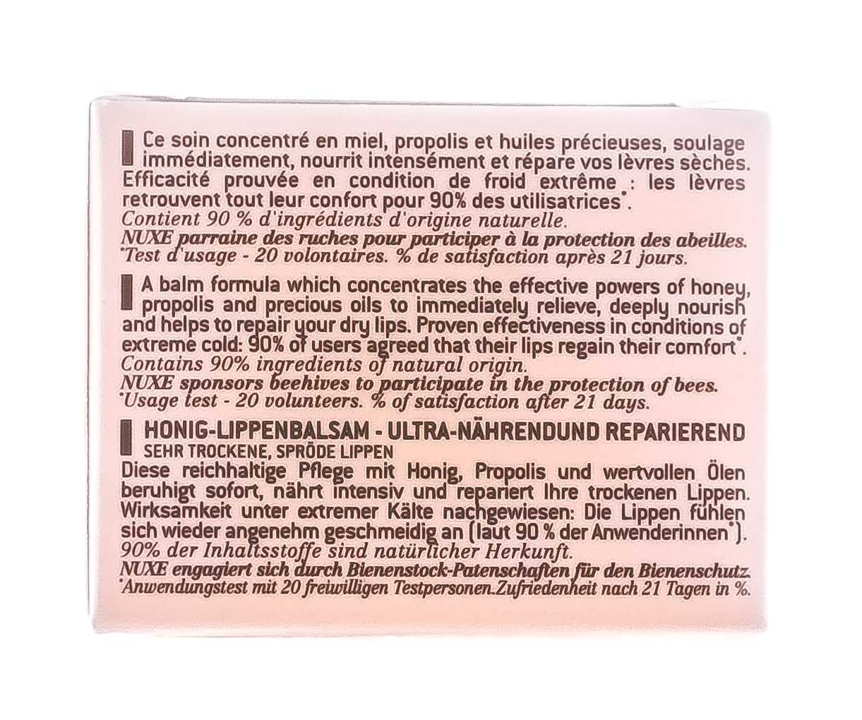 Нюкс Ультрапитательный и восстанавливающий бальзам для губ Baume Levres, 15 г (Nuxe, Reve De Miel) фото 2