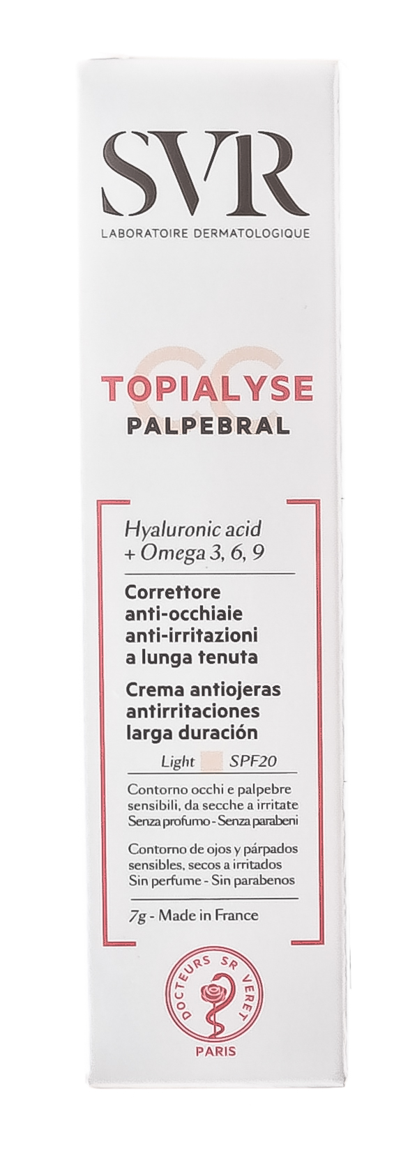 СВР Топиализ пальпебраль СС тон светлый, SPF20 (SVR, Topialyse) фото 4