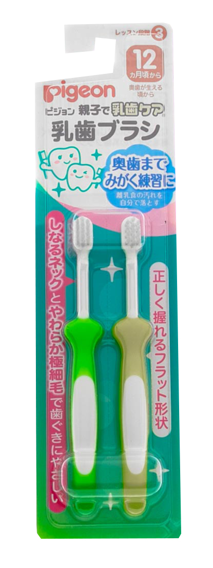 Пиджин Зубная щетка, от 12 до 18 мес, 2шт/уп (Pigeon, Уход за полостью рта) Пиджин Зубная щетка, от 12 до 18 мес, 2шт/уп (Pigeon, Уход за полостью рта) фото 1