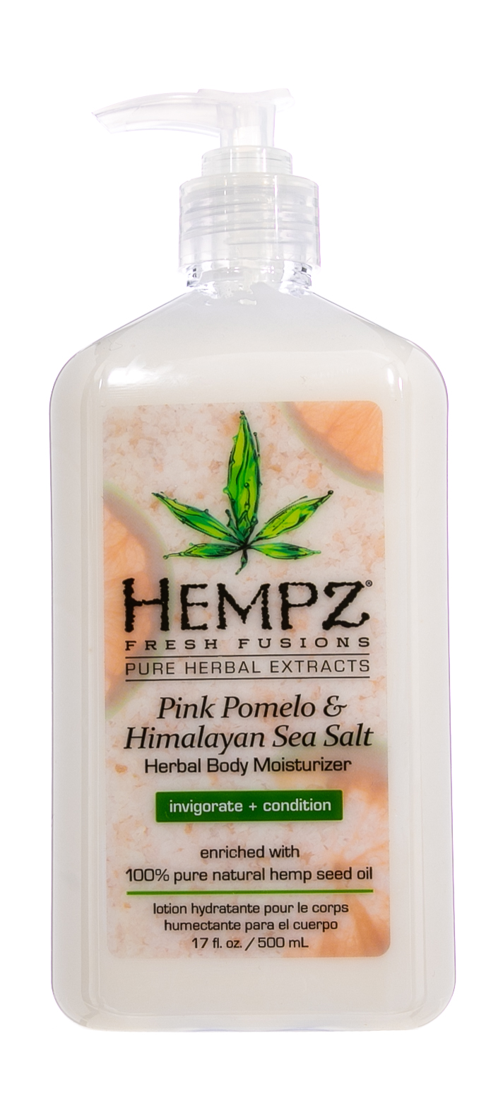 Хемпз Молочко для тела увлажняющее Pink Pomelo & Himalayan Sea Salt Herbal Body Moisturizer, 500 мл (Hempz, Помело и гималайская соль) фото 1