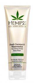 Hempz Гель для душа Fresh Coconut  Watermelon Herbal Body Wash, 250 мл. фото