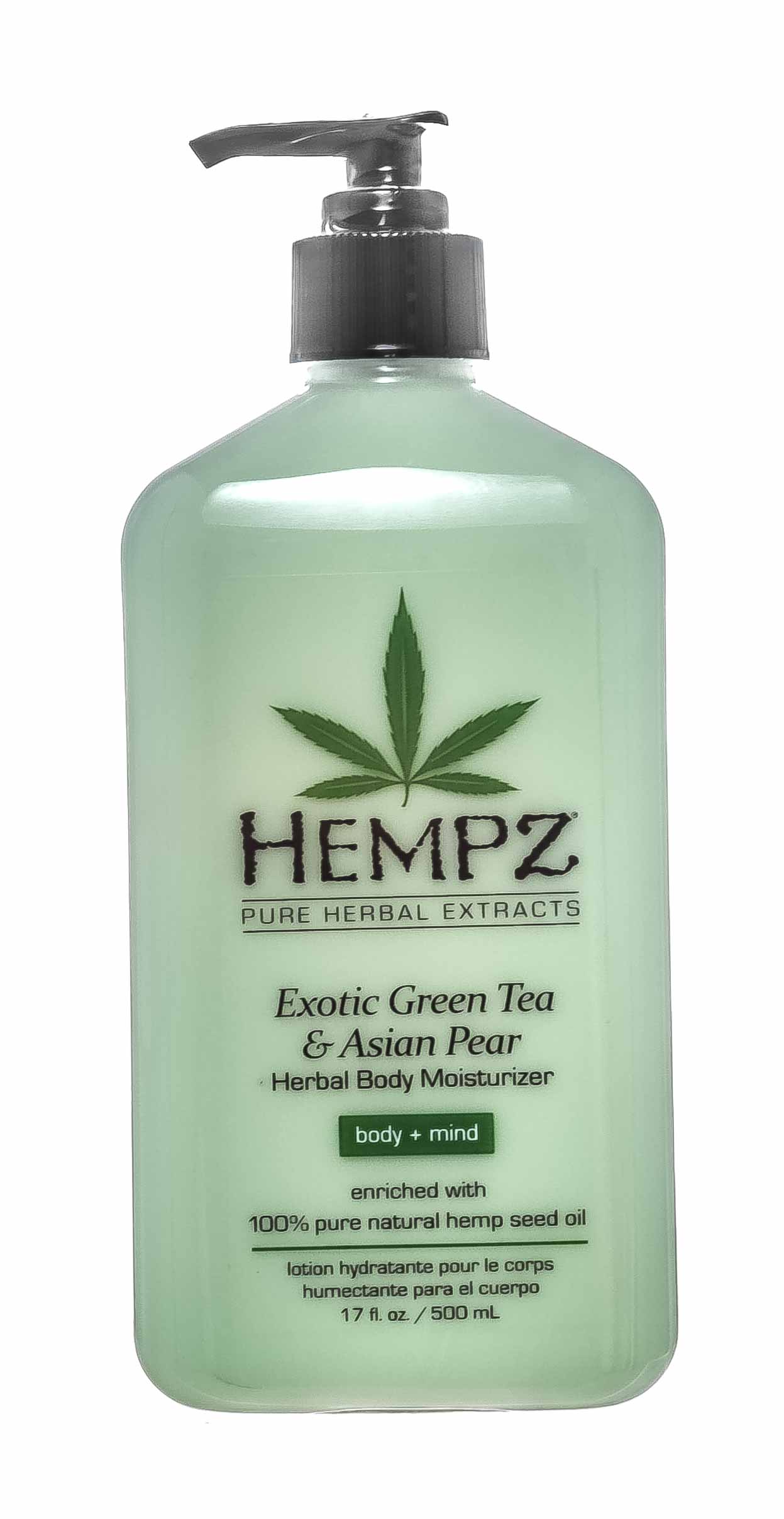 Хемпз Молочко для тела увлажняющее Зеленый чай и Груша Exotic Green Tea and Asian Pear Herbal Moisturizer, 500 мл (Hempz, Экзотика) фото 6