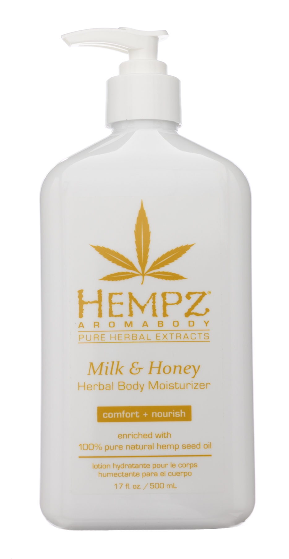 Хемпз Молочко для тела увлажняющее Milk & Honey Herbal Body Moisturizer, 500 мл (Hempz, Молоко и мёд) фото 1