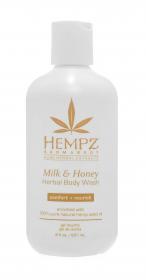 Hempz Гель для душа Milk  Honey Herbal Body Wash, 237 мл. фото