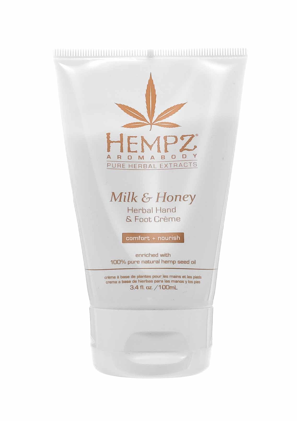 Хемпз Крем для рук и ног Milk & Honey Herbal Hand & Foot Creme, 100 мл (Hempz, Молоко и мёд) фото 1