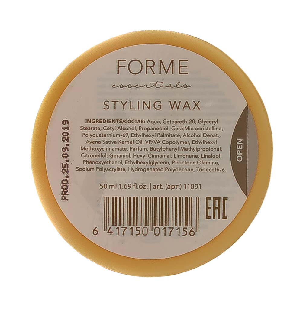 Форме Эссеншиалс Forme Styling Wax воск эластичной фиксации 50 мл (Forme Essentials, Styling Wax) фото 1