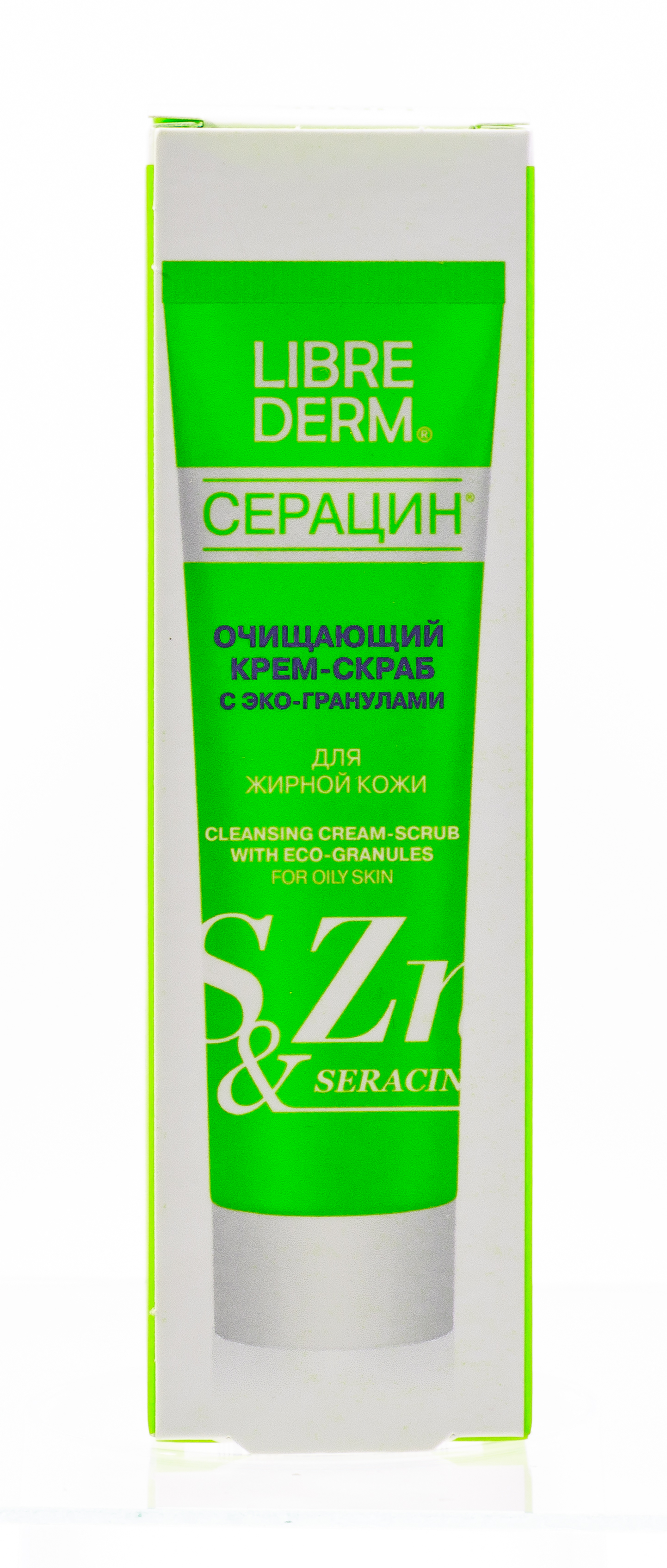 Либридерм Очищающий крем-скраб с эко-гранулами, 75 мл (Librederm, Серацин) фото 3