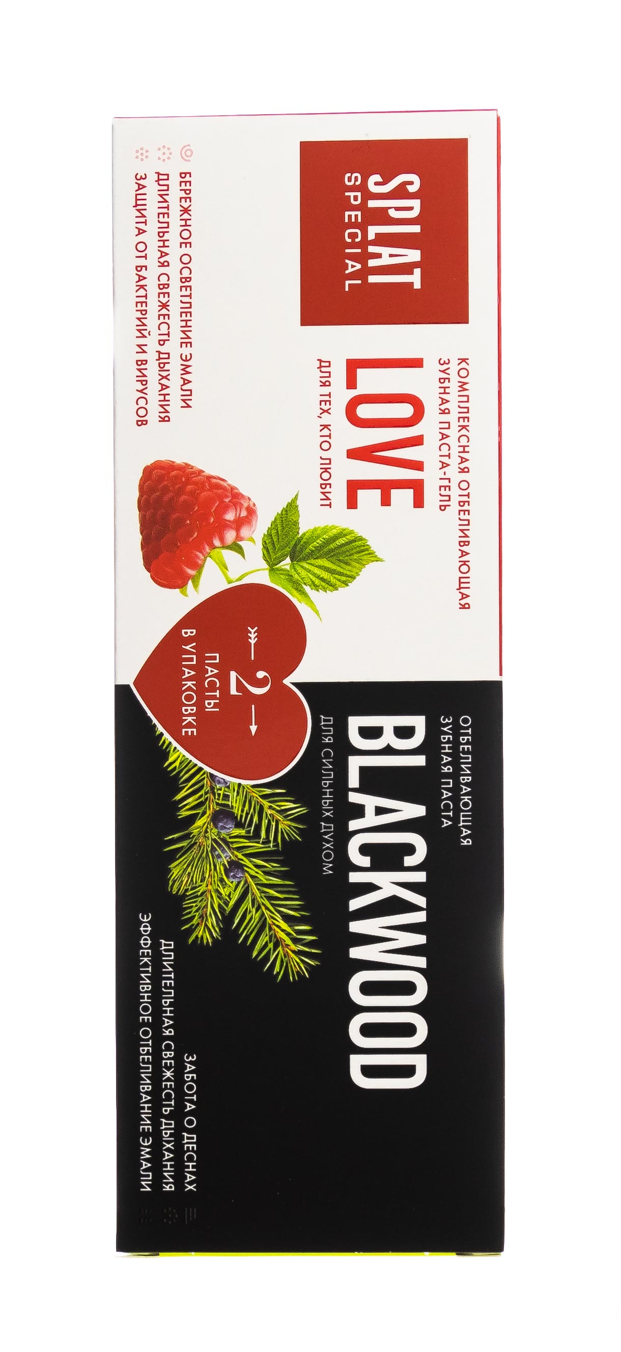 Сплат Зубная паста Splat Special Love для Нее 75 мл 1 штука Blackwood для Него 75 мл 1 штука (Splat, Special) фото 1