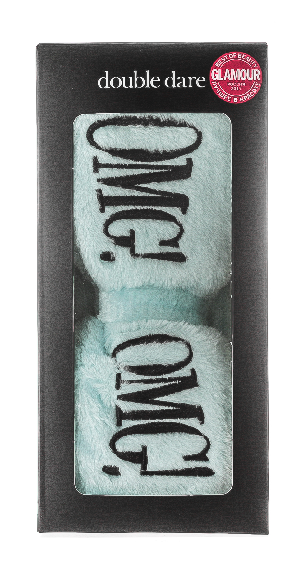 Дабл Дейр ОМГ Бант-повязка для фиксации волос во время косметических процедур, мятный 1 шт (Double Dare OMG, OMG!) фото 1