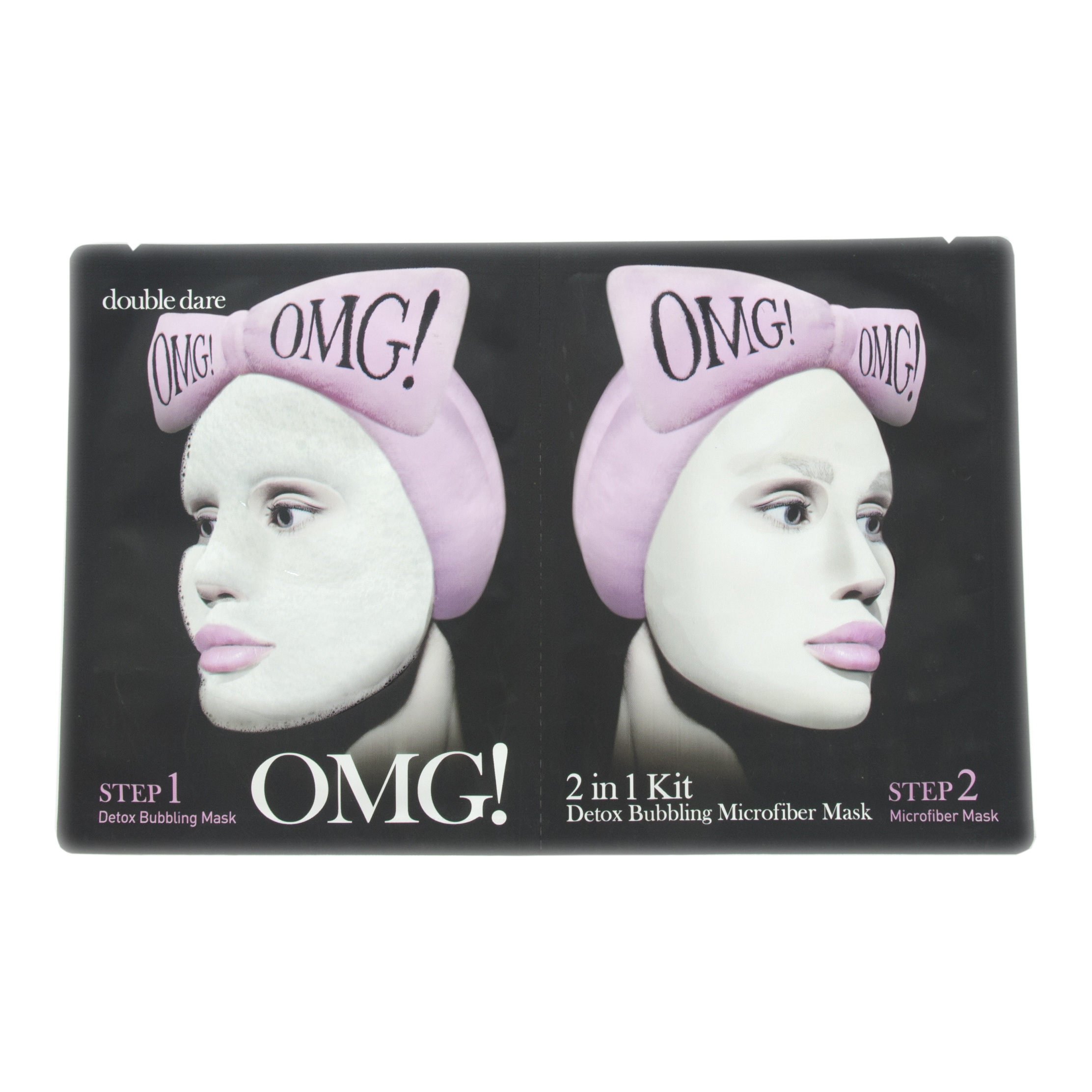 Дабл Дейр ОМГ Двухкомпонентная маска для глубокого очищения и питания кожи лица, 1 шт (Double Dare OMG, Double Dare) фото 1