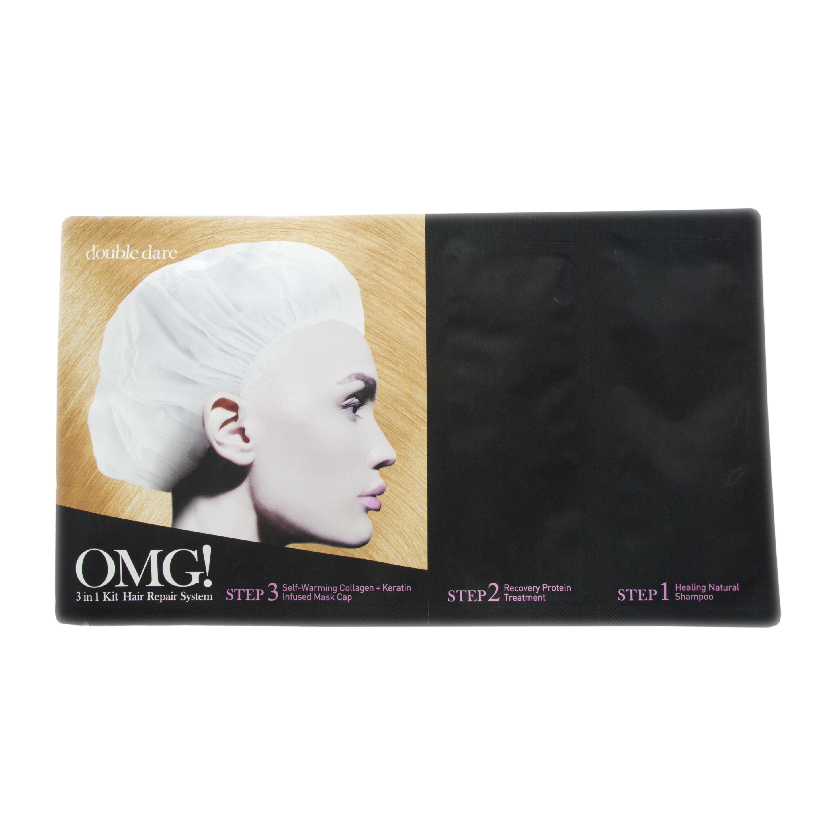 Дабл Дейр ОМГ Hair Repair System Маска трехкомпонентная для восстановления волос 1 шт. (Double Dare OMG, Double Dare) фото 1