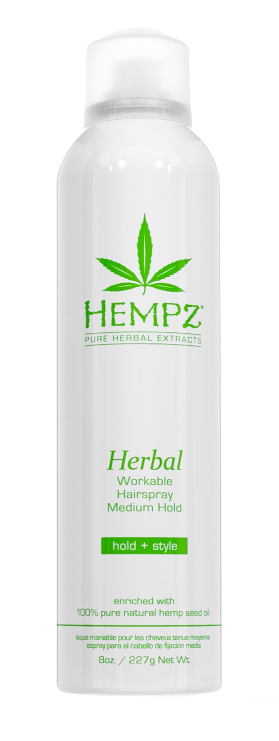 Хемпз Лак растительный для волос средней фиксации 227гр (Hempz, Здоровые волосы) фото 1