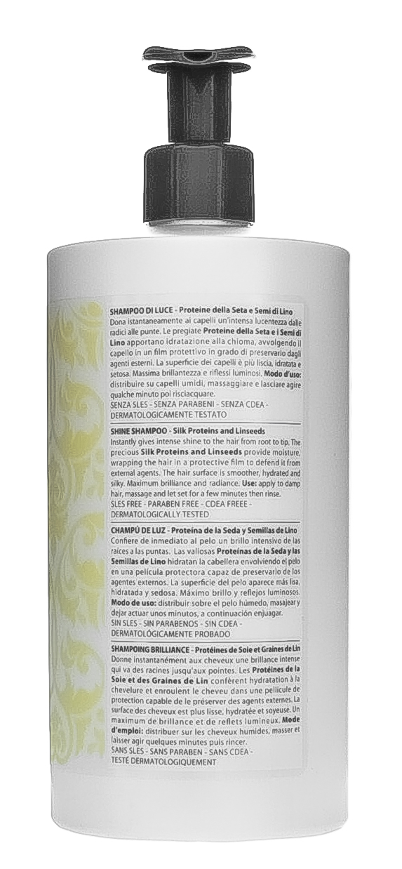 Барекс Шампунь-Блеск Протеины шелка.семя льна 750 мл (Barex, Olioseta Oro Di Luce) фото 2