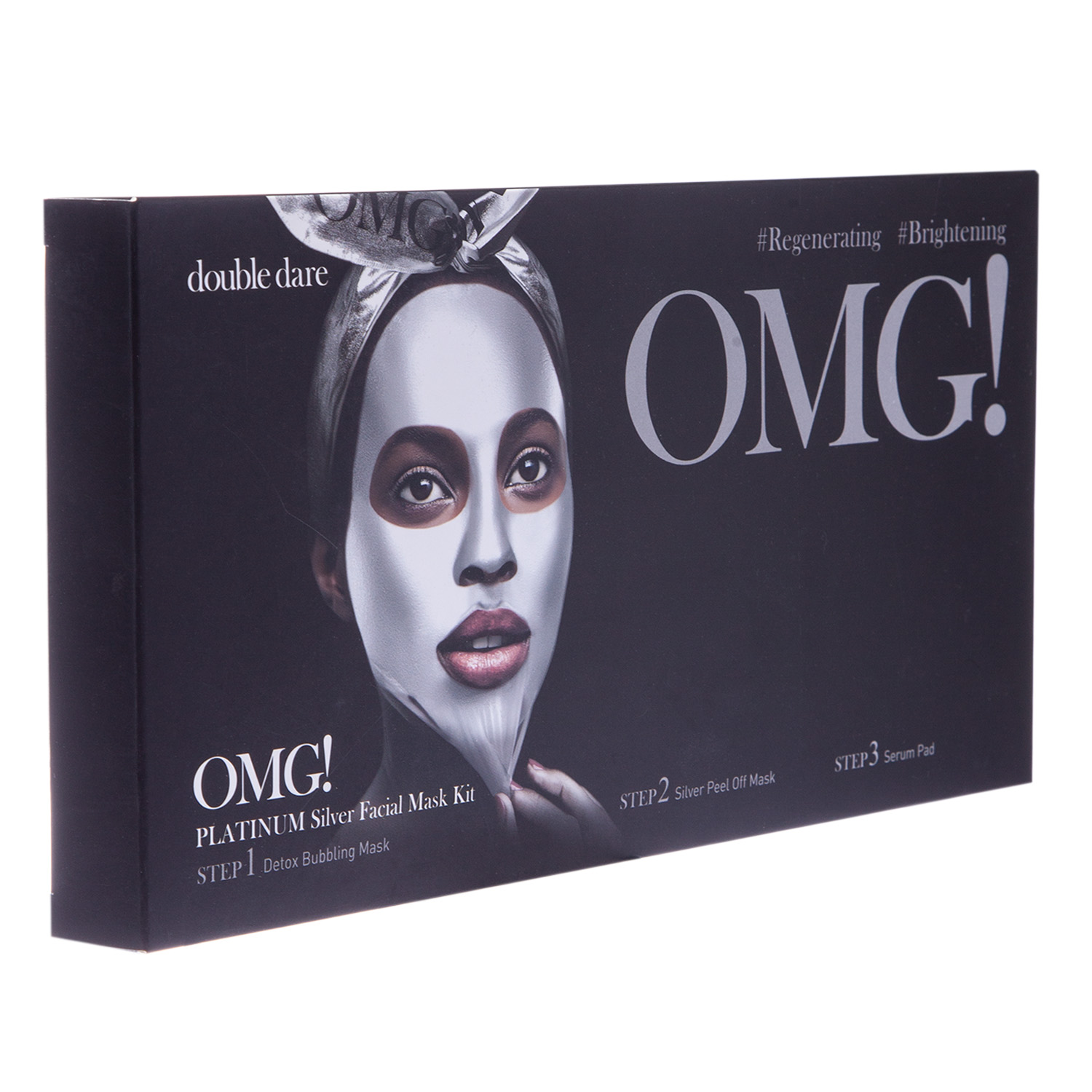 Дабл Дейр ОМГ Трёхкомпонентный комплекс масок «АКТИВНЫЙ ЛИФТИНГ И ВОССТАНОВЛЕНИЕ», упаковка 5 штук (Double Dare OMG, OMG!) фото 2