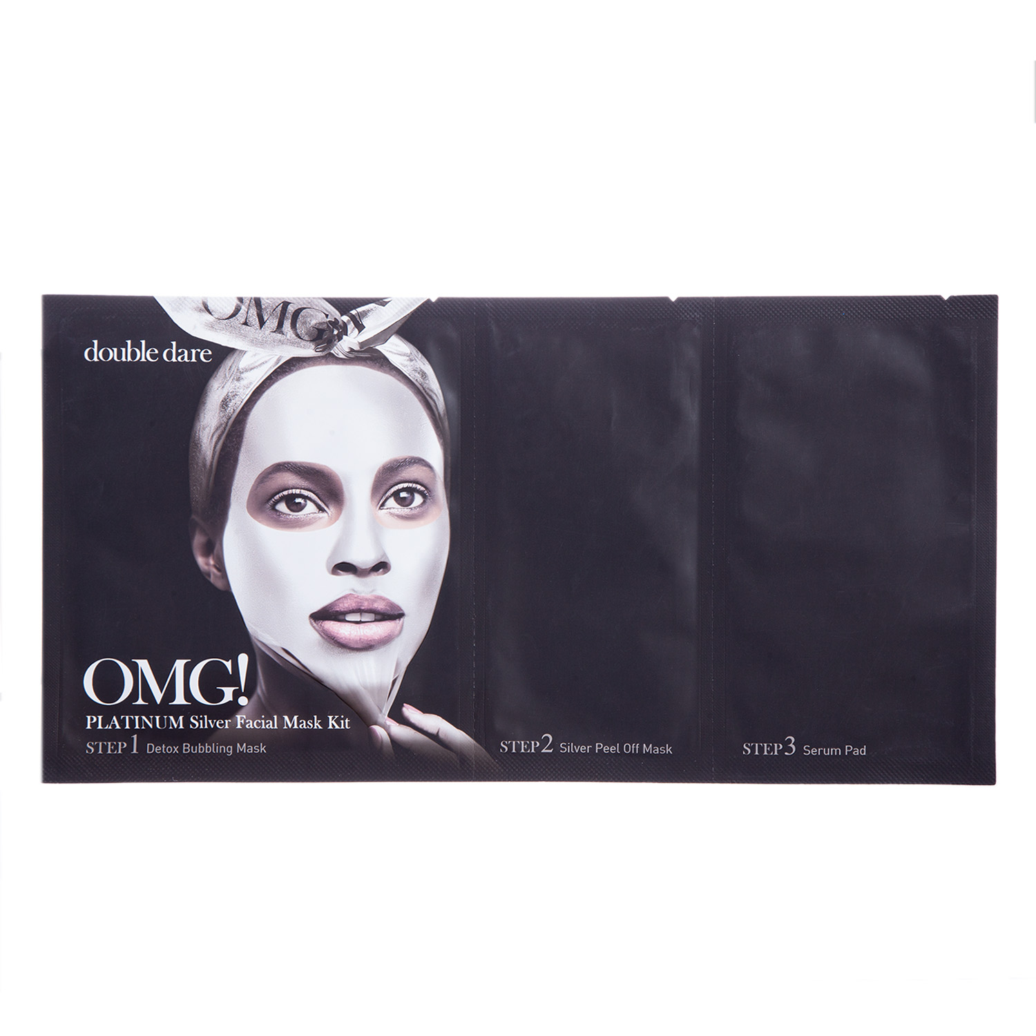Дабл Дейр ОМГ Трёхкомпонентный комплекс масок «АКТИВНЫЙ ЛИФТИНГ И ВОССТАНОВЛЕНИЕ», упаковка 5 штук (Double Dare OMG, OMG!) фото 5