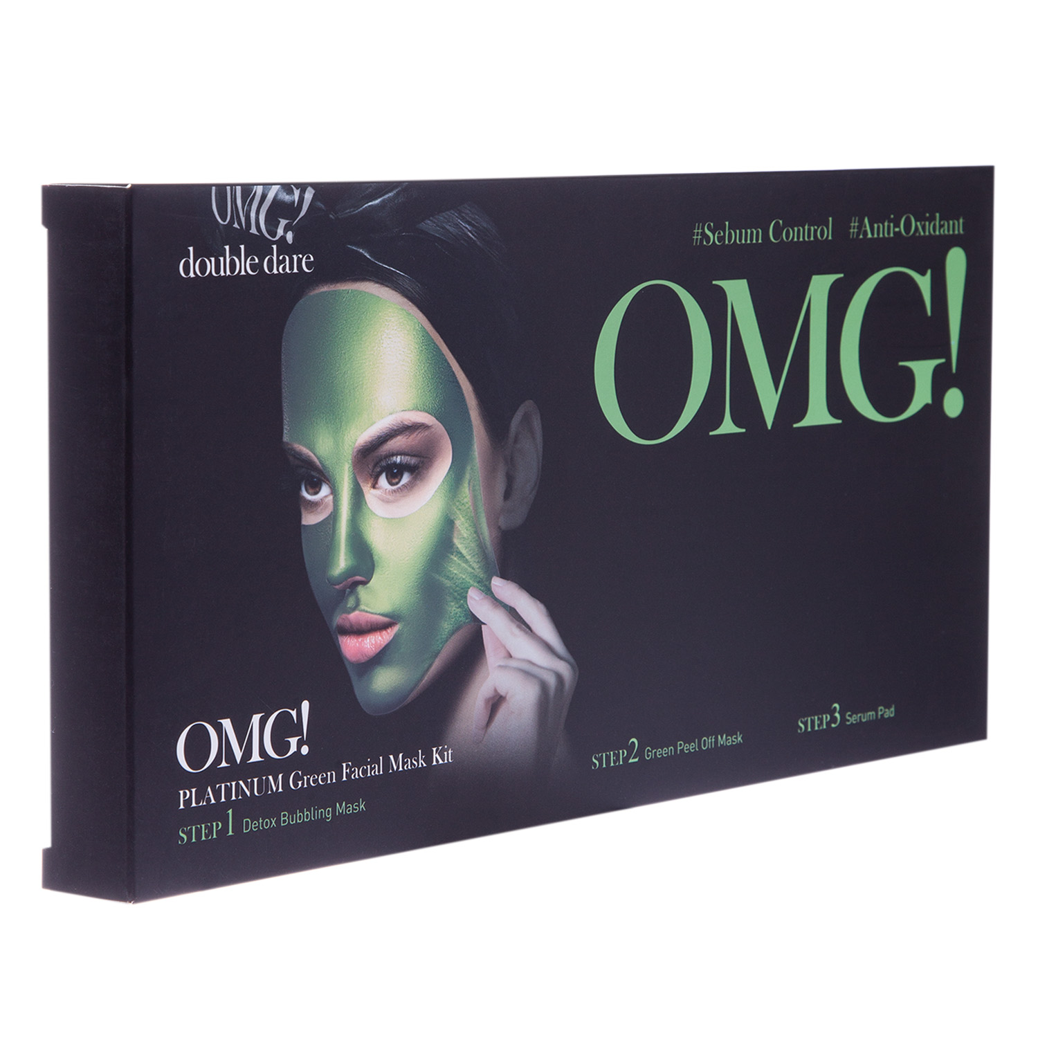 Дабл Дейр ОМГ Трехкомпонентный комплекс масок «УВЛАЖНЕНИЕ И СЕБОКОНТРОЛЬ», упаковка 5 штук (Double Dare OMG, OMG!) фото 1