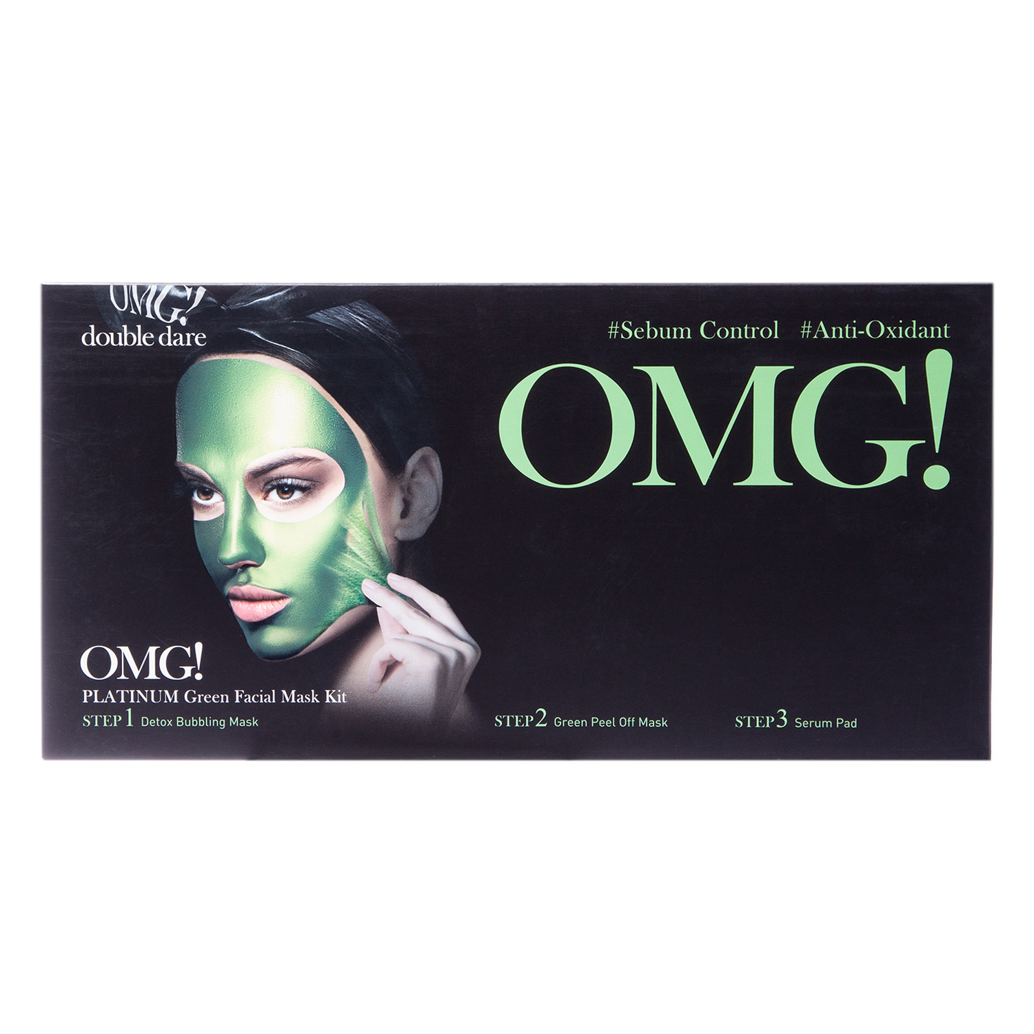 Дабл Дейр ОМГ Трехкомпонентный комплекс масок «УВЛАЖНЕНИЕ И СЕБОКОНТРОЛЬ», упаковка 5 штук (Double Dare OMG, OMG!) фото 2