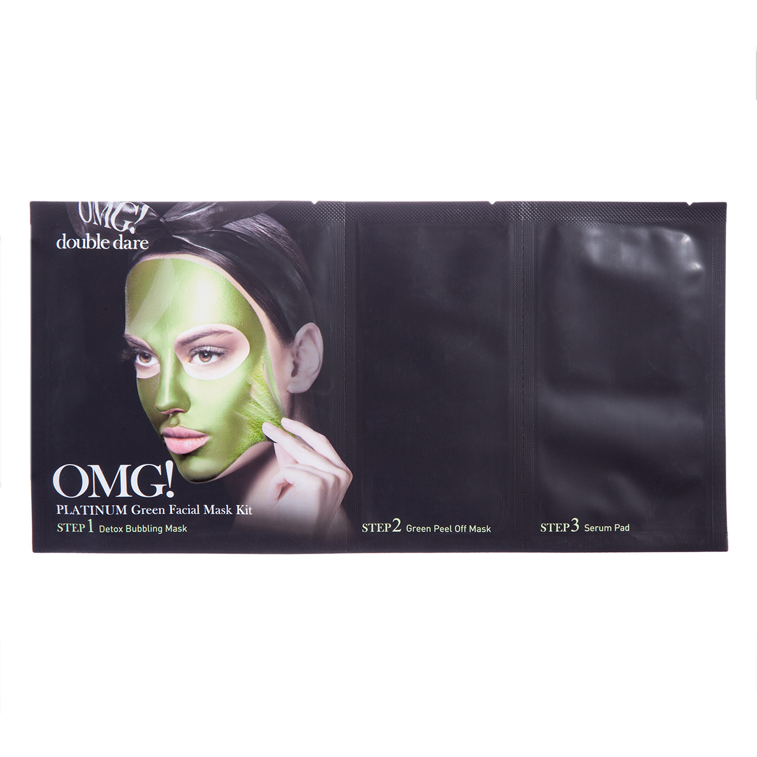 Дабл Дейр ОМГ Трехкомпонентный комплекс масок «УВЛАЖНЕНИЕ И СЕБОКОНТРОЛЬ», упаковка 5 штук (Double Dare OMG, OMG!) фото 5