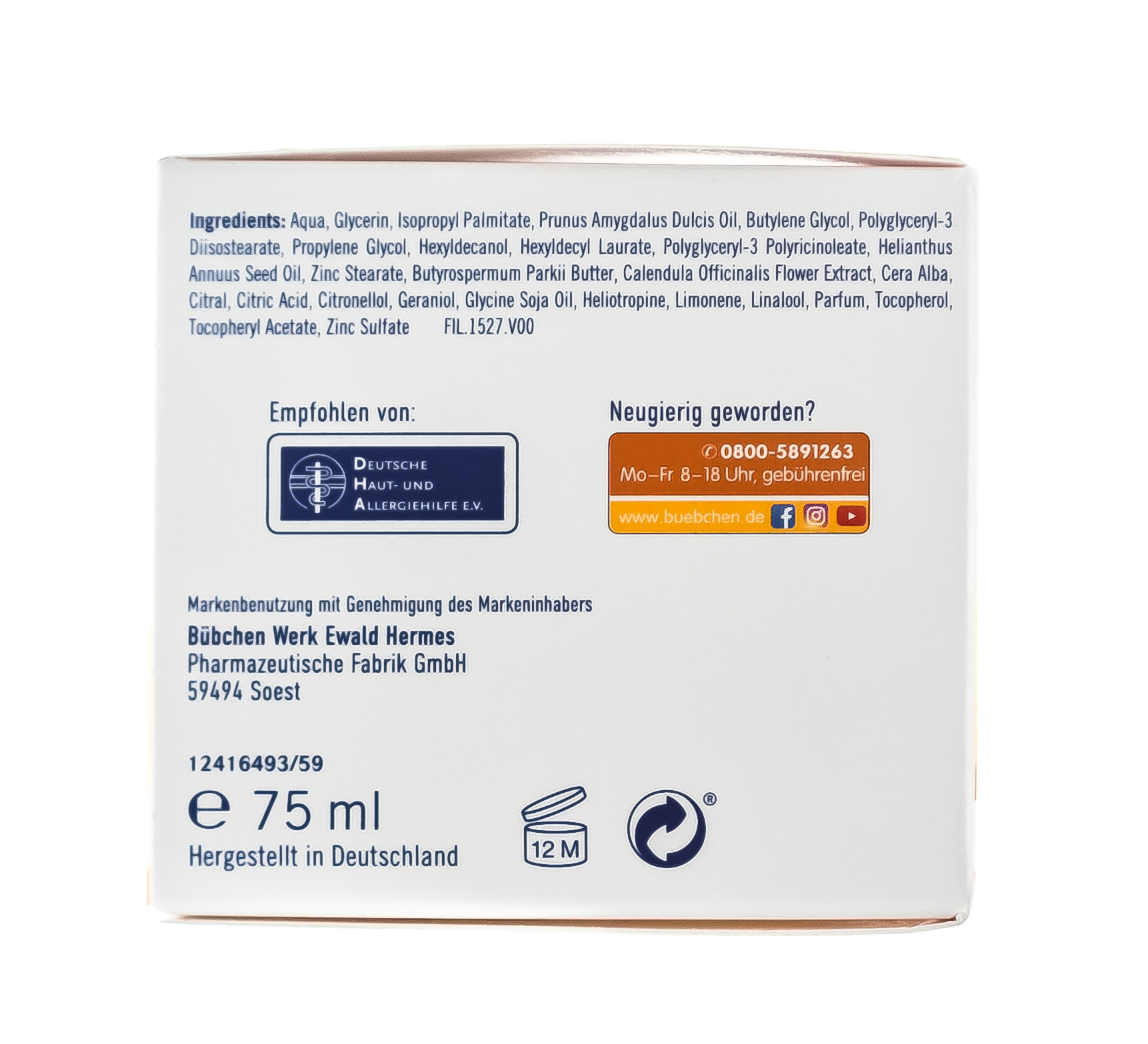 Бюбхен Крем для лица 