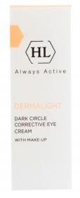 Holyland Laboratories Корректирующий крем с тоном DERMALIGHT DARK CIRCLE CORRECTIVE EYE CREAM WITH MAKE-UP, 15 мл. фото