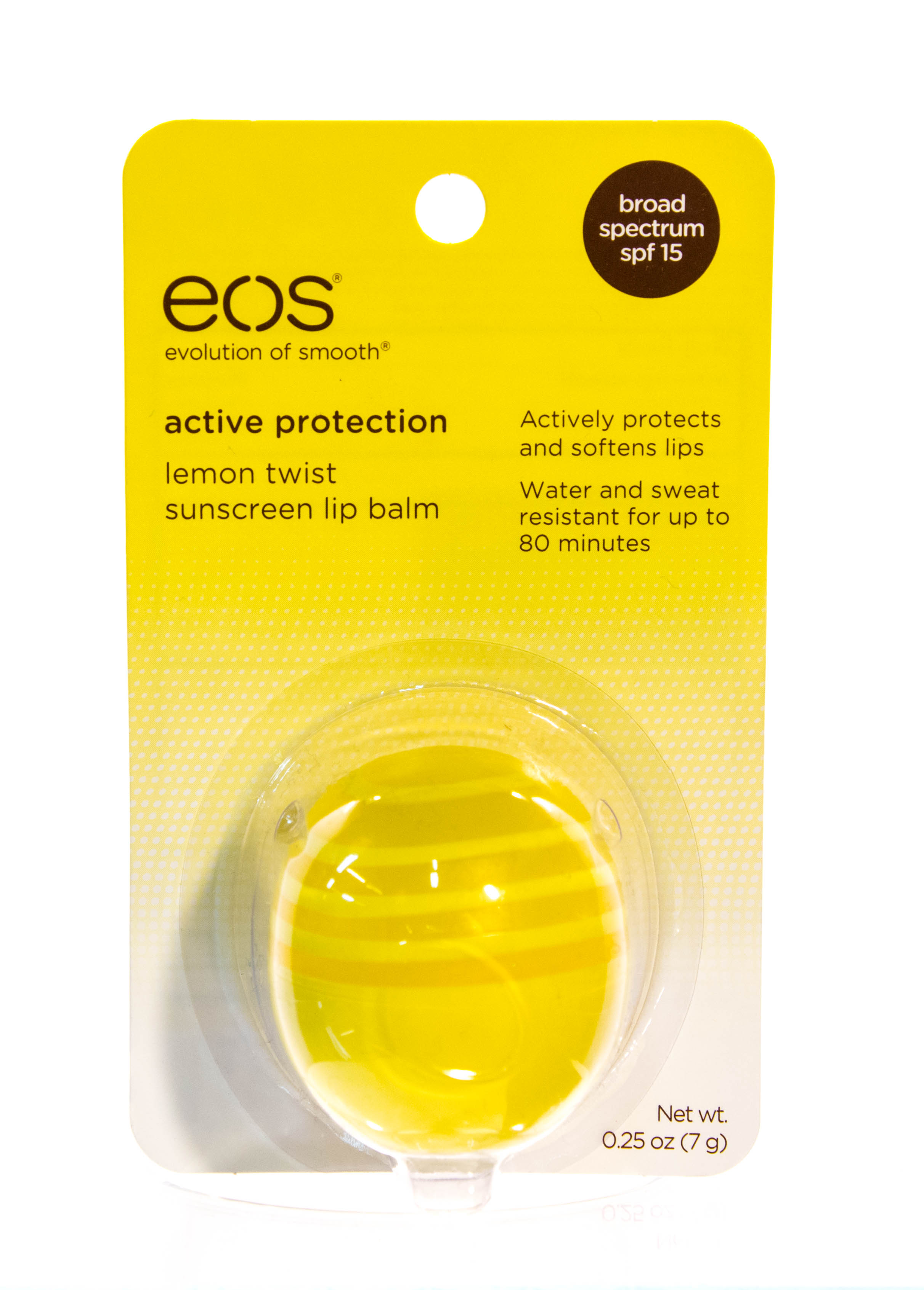 Эос Бальзам для губ EOS Lemon Twist with SPF 15 (Eos, Lip Balm) фото 0