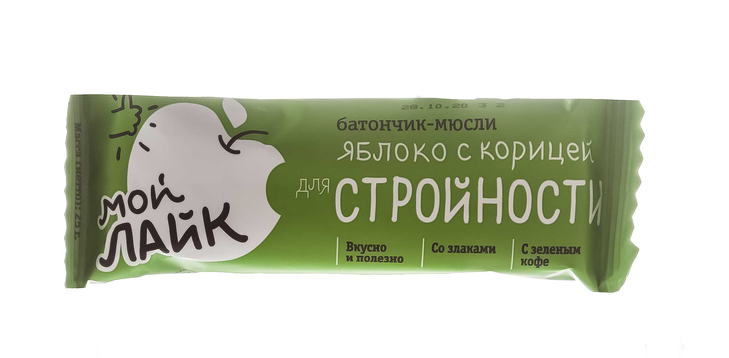 Леовит Батончик Яблоко с корицей для стройности. Упаковка 25 г (Леовит, My Like) фото 1