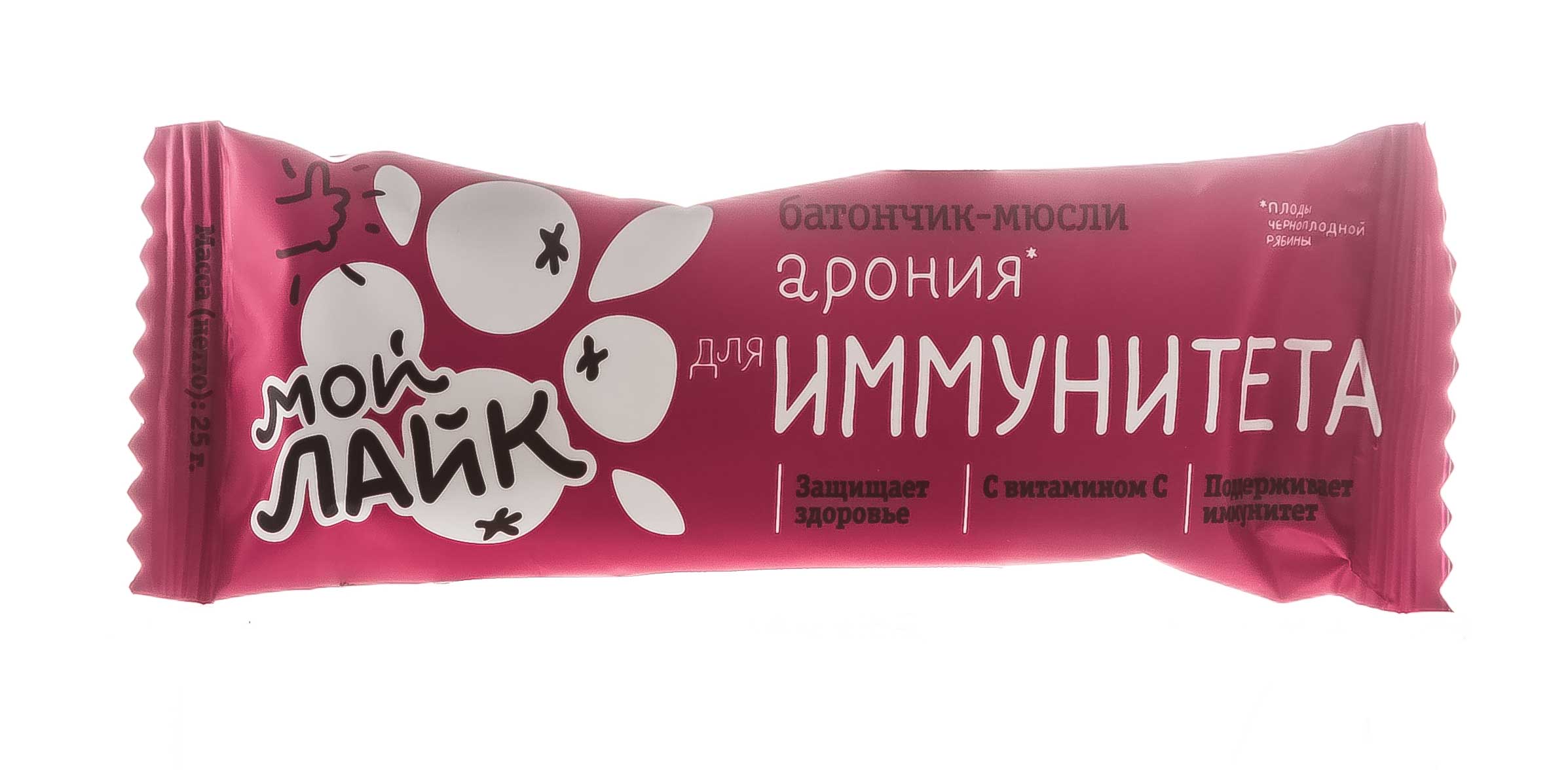 Леовит Батончик Арония для иммунитета. Упаковка 25 г (Леовит, My Like) фото 1