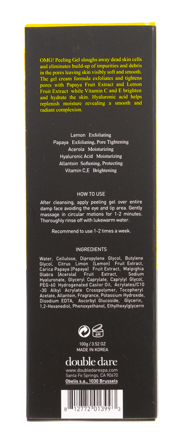 Дабл Дейр ОМГ Отшелушивающий пилинг-гель для кожи лица 100 мл (Double Dare OMG, OMG!) фото 4