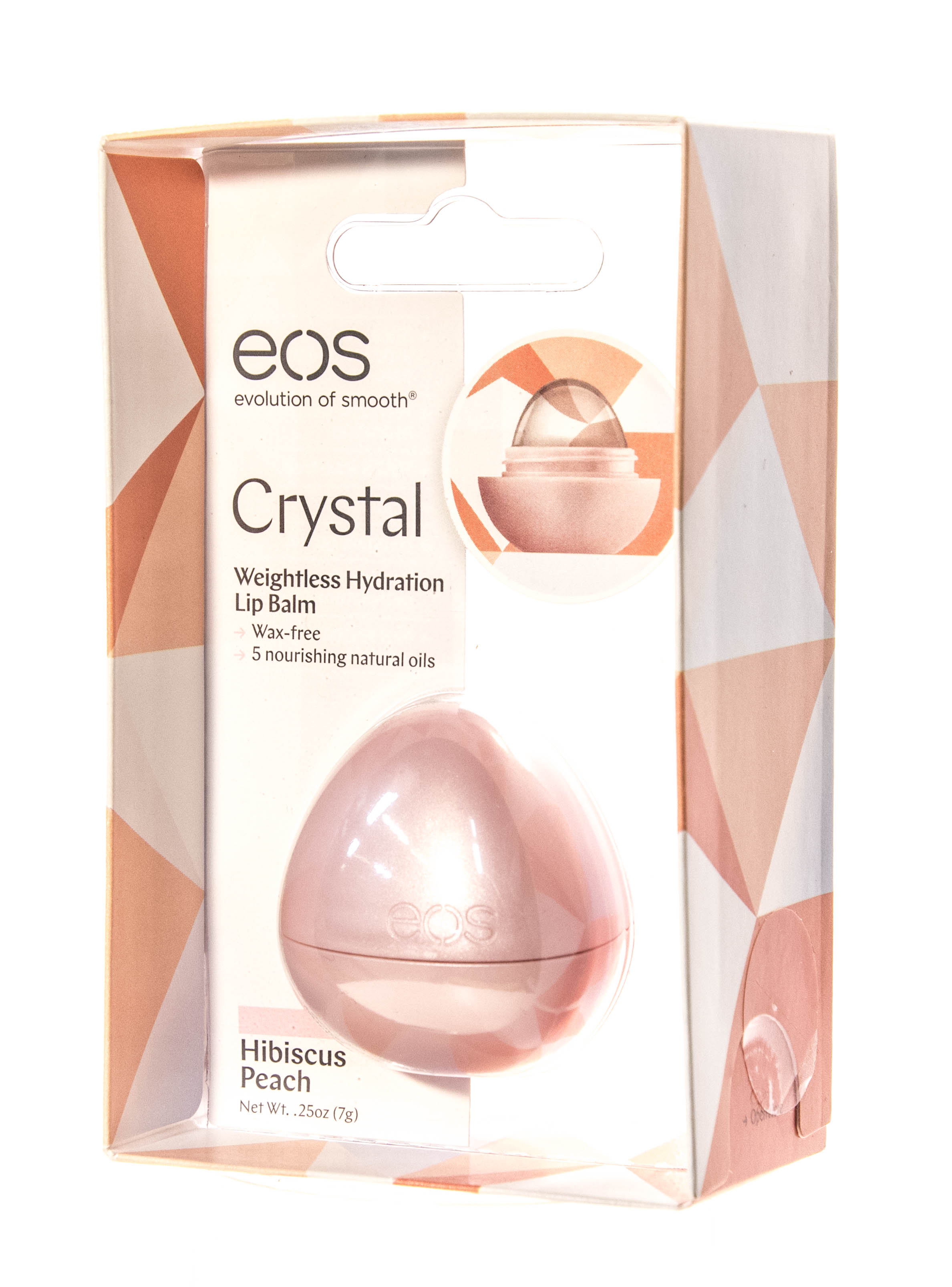 Эос Бальзам для губ Eos Crystal Hibiscus Peach Гибискус-персик (Eos, Lip Balm) фото 2