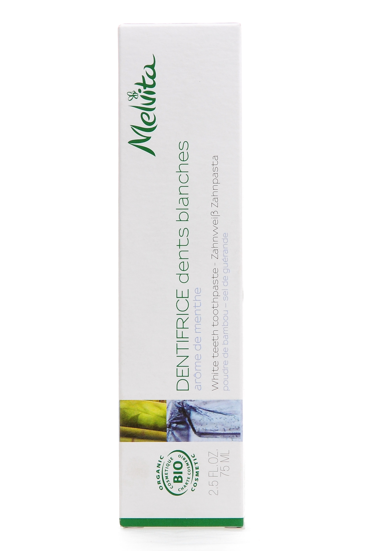 Мелвита Отбеливающая зубная паста со вкусом мандарина, 75 мл (Melvita, Ежедневный уход) фото 3