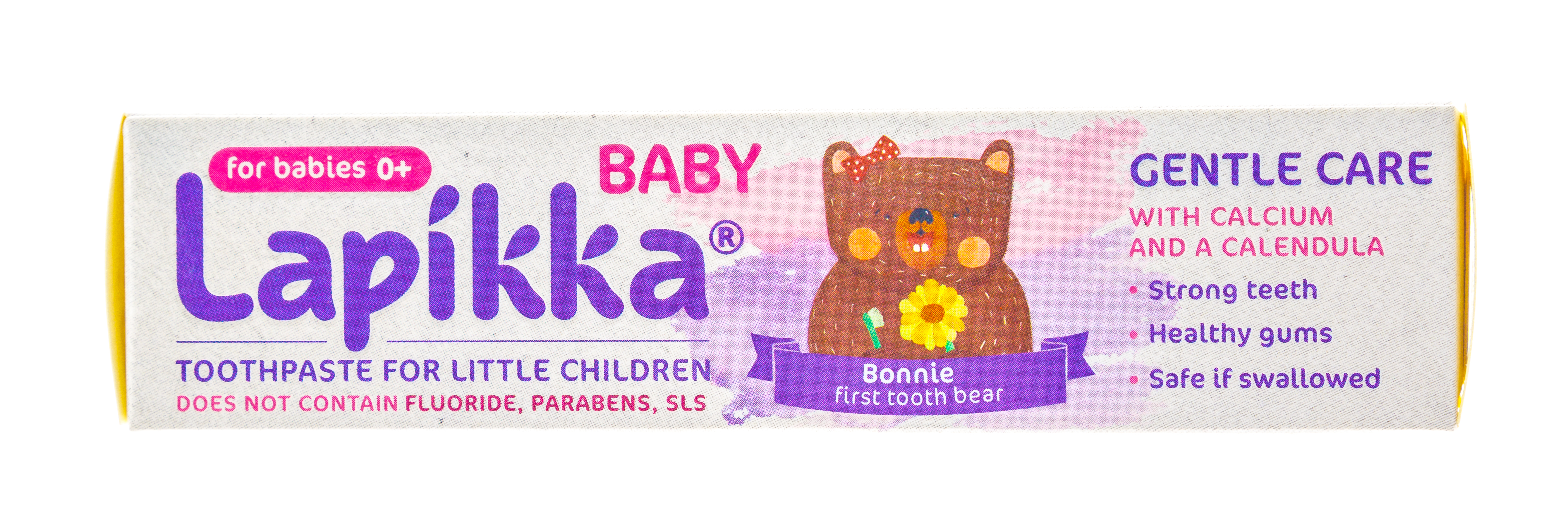 Лапикка Зубная паста Lapikka Baby Бережный уход с кальцием и календулой 45 гр (Lapikka, Lapikka) Лапикка Зубная паста Lapikka Baby Бережный уход с кальцием и календулой 45 гр (Lapikka, Lapikka) фото 5