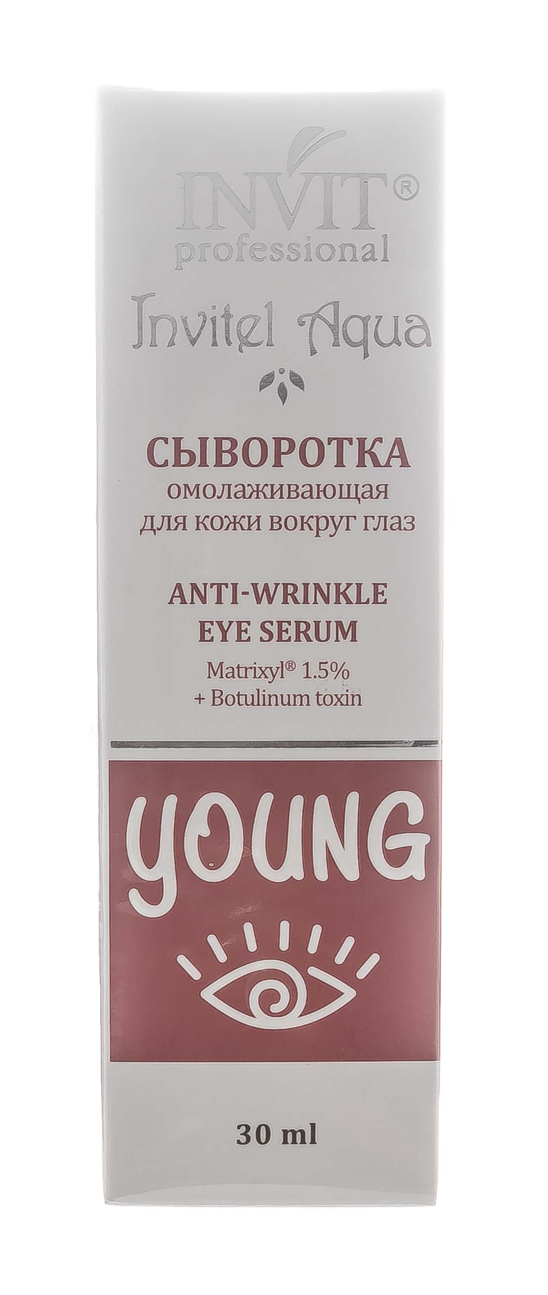 Инвит Омолаживающая сыворотка для кожи вокруг глаз, 30 мл (Invit, Invitel Aqua) фото 1