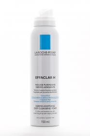 La Roche-Posay Мусс очищающий успокаивающий для жирной чувствительной обезвоженной кожи Эфаклар H 150 мл. фото