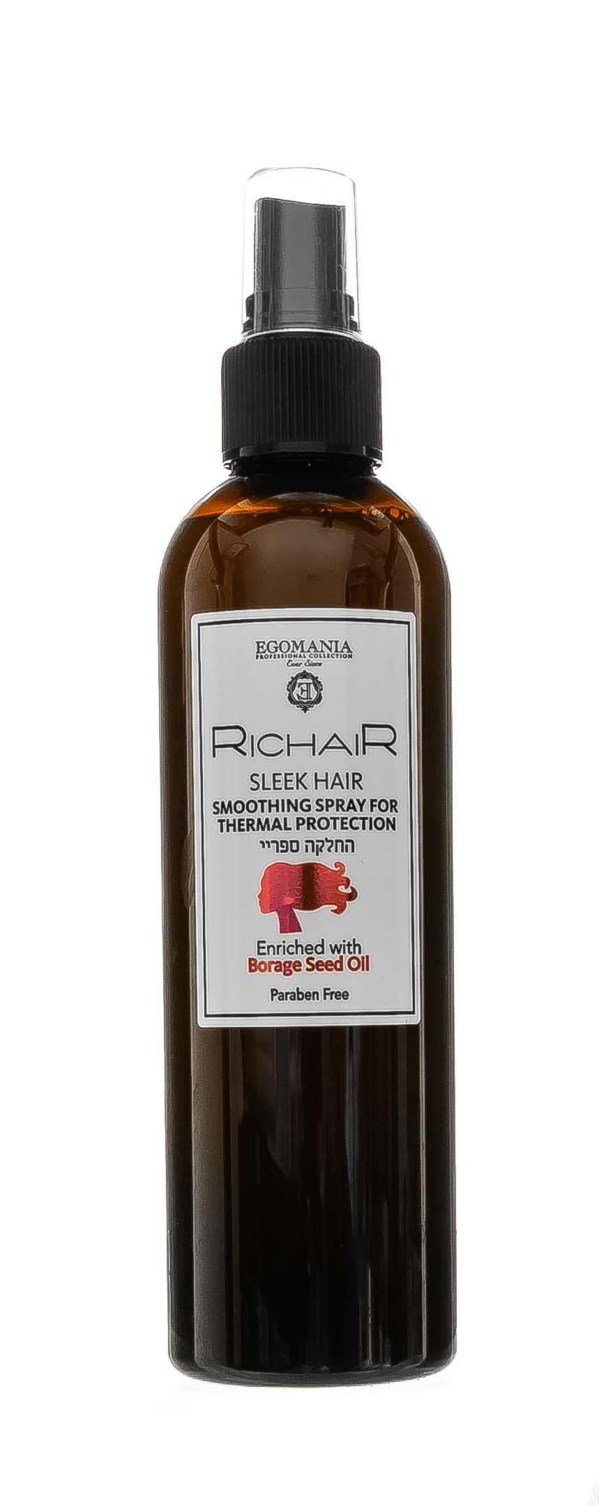 Эгомания Спрей-термозащита для гладкости и блеска волос  250 мл (Egomania Professional, RicHair) фото 1